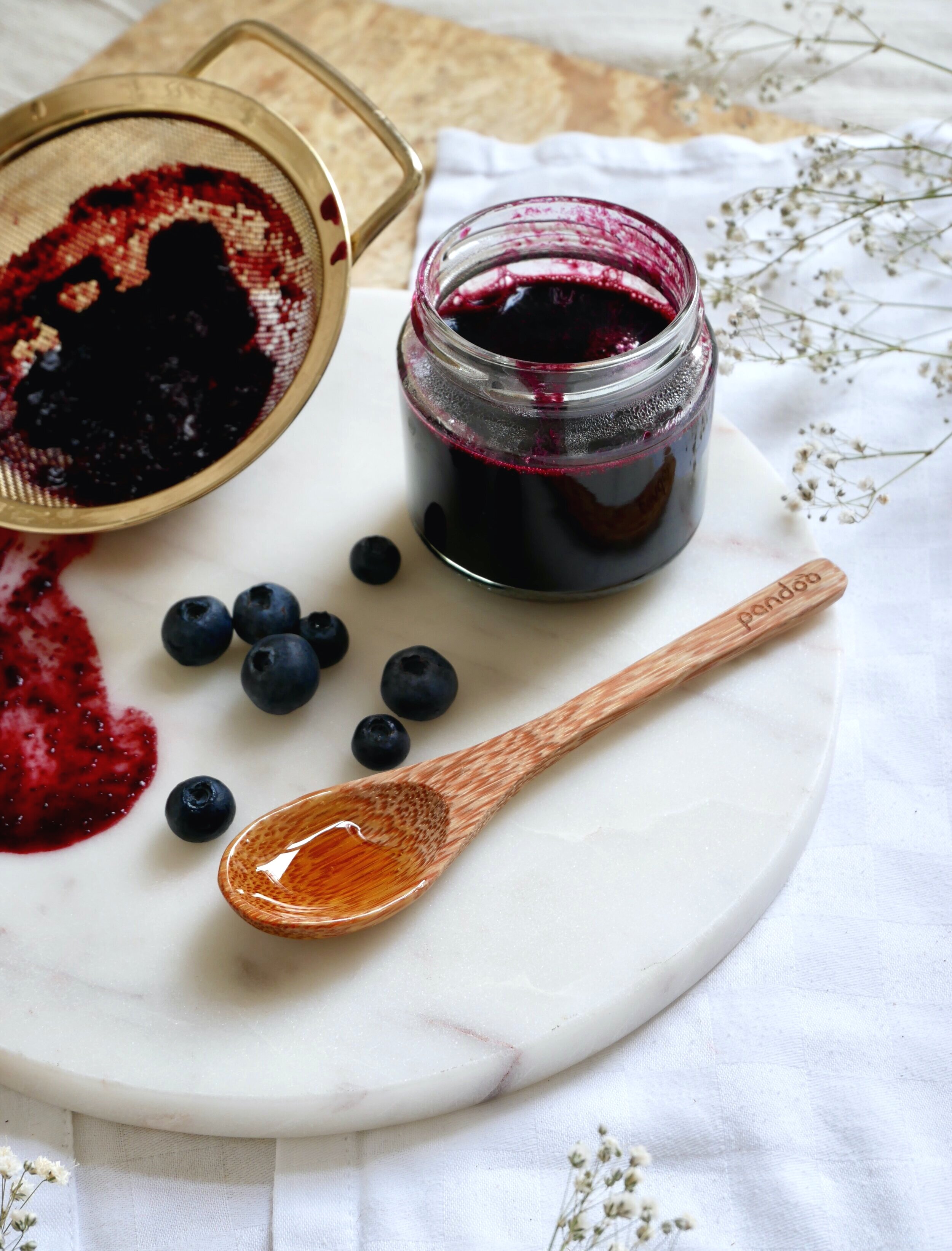 Easy Homemade Blueberry-Lemonade without refined sugar (vegan) — choartemi