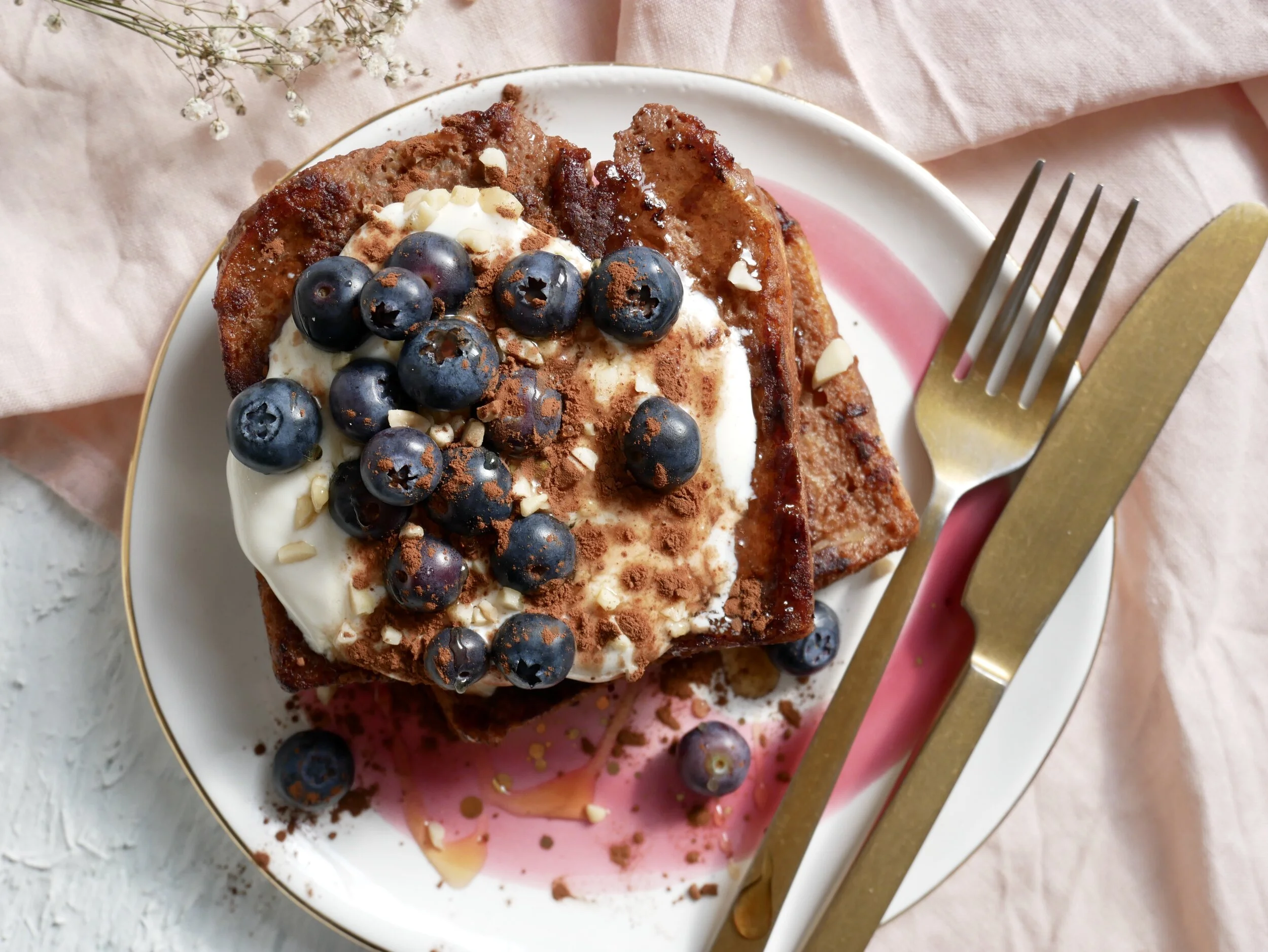 Vegan Chocolate French Toast