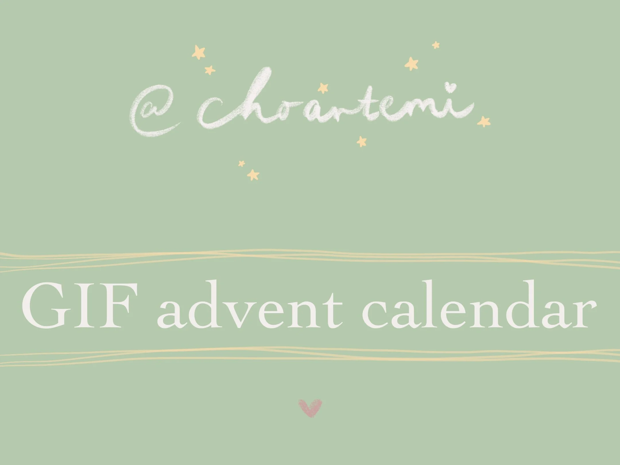 Ein kleiner GIF-Adventskalender für Instagram Stories!