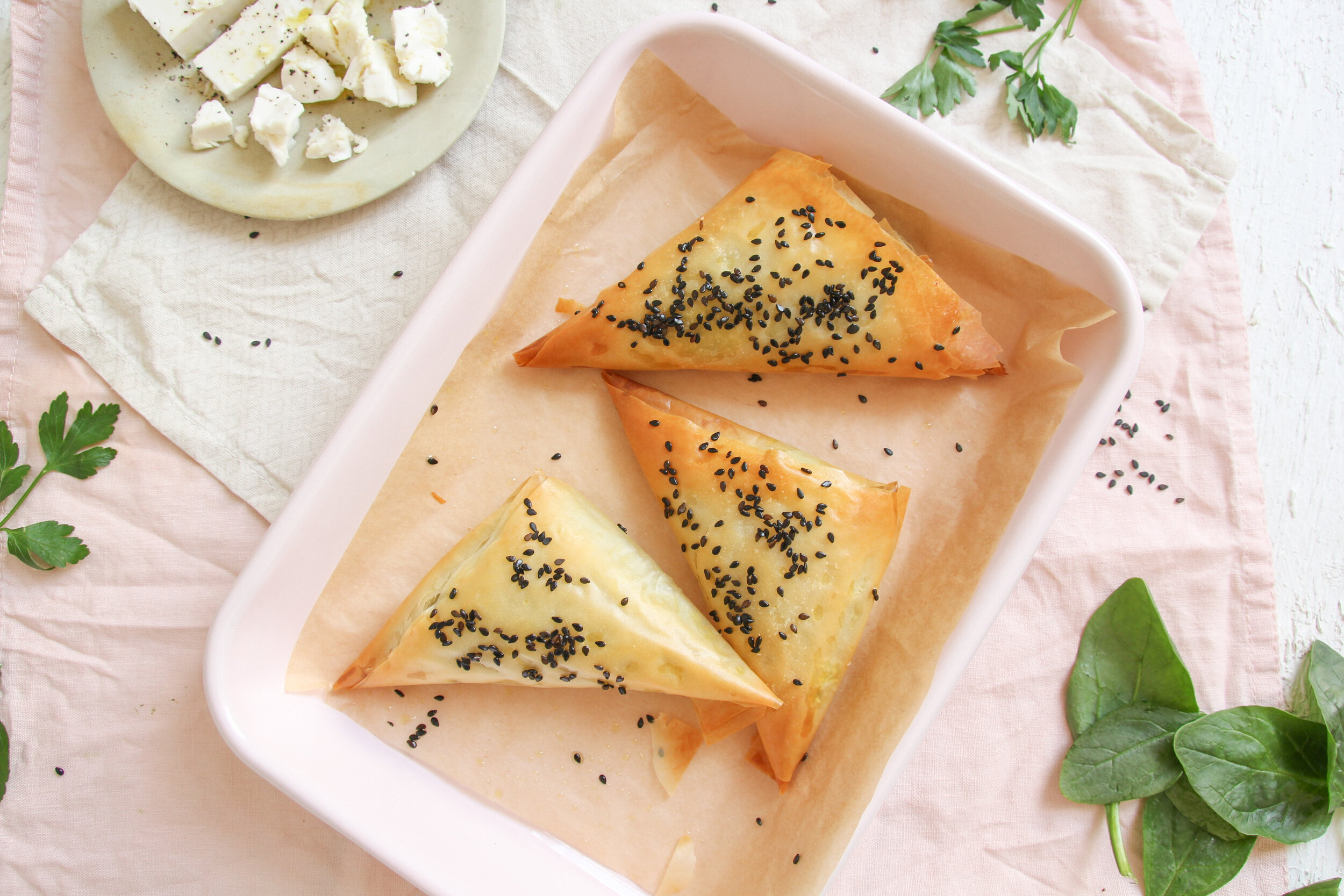 Vegane Spanakopita