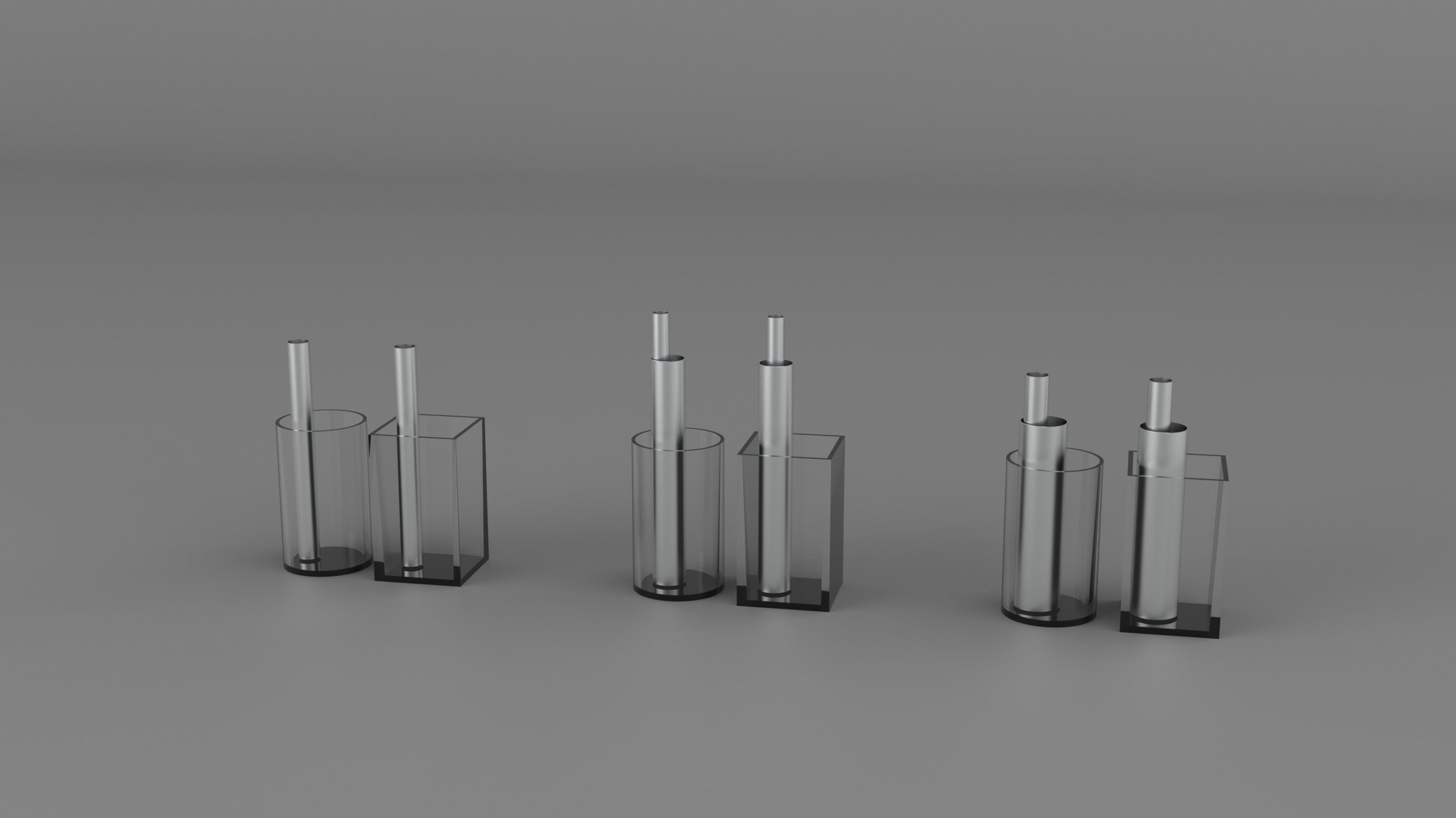 Step 3: I tried the composition of the tubes, as well as its diameters and lengths.