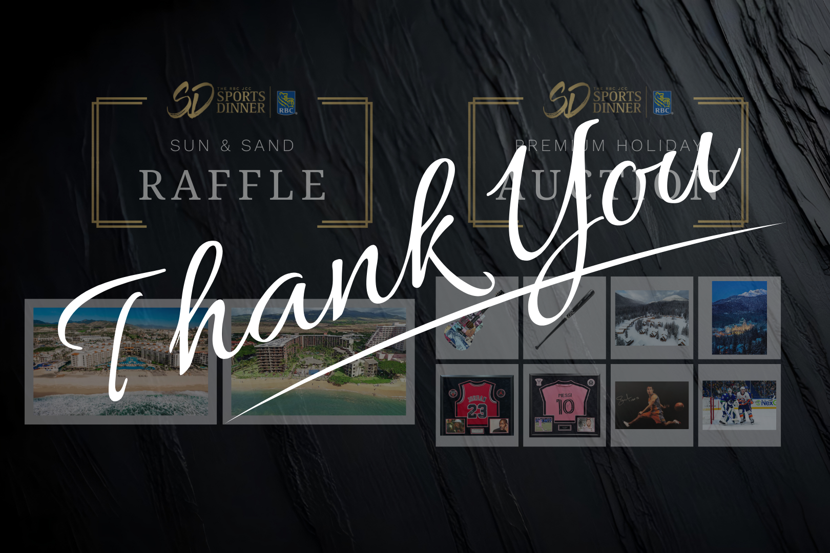 Congrats to the Winners of our 2025 Sun &amp; Sand Raffle and Premium Holiday Auction