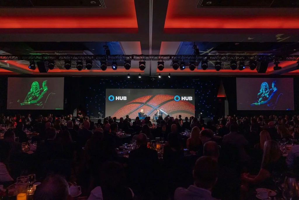 Guests of the 2026 RBC JCC Sports Dinner listening the the featured Guest Speaker, Steve Nash