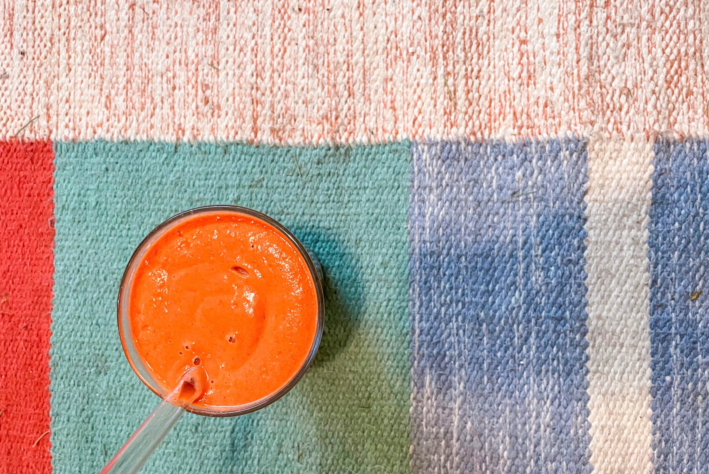 pumpkin, beet, ginger smoothie
