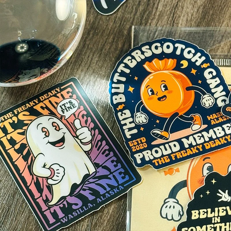 paranormal podcast sticker pack