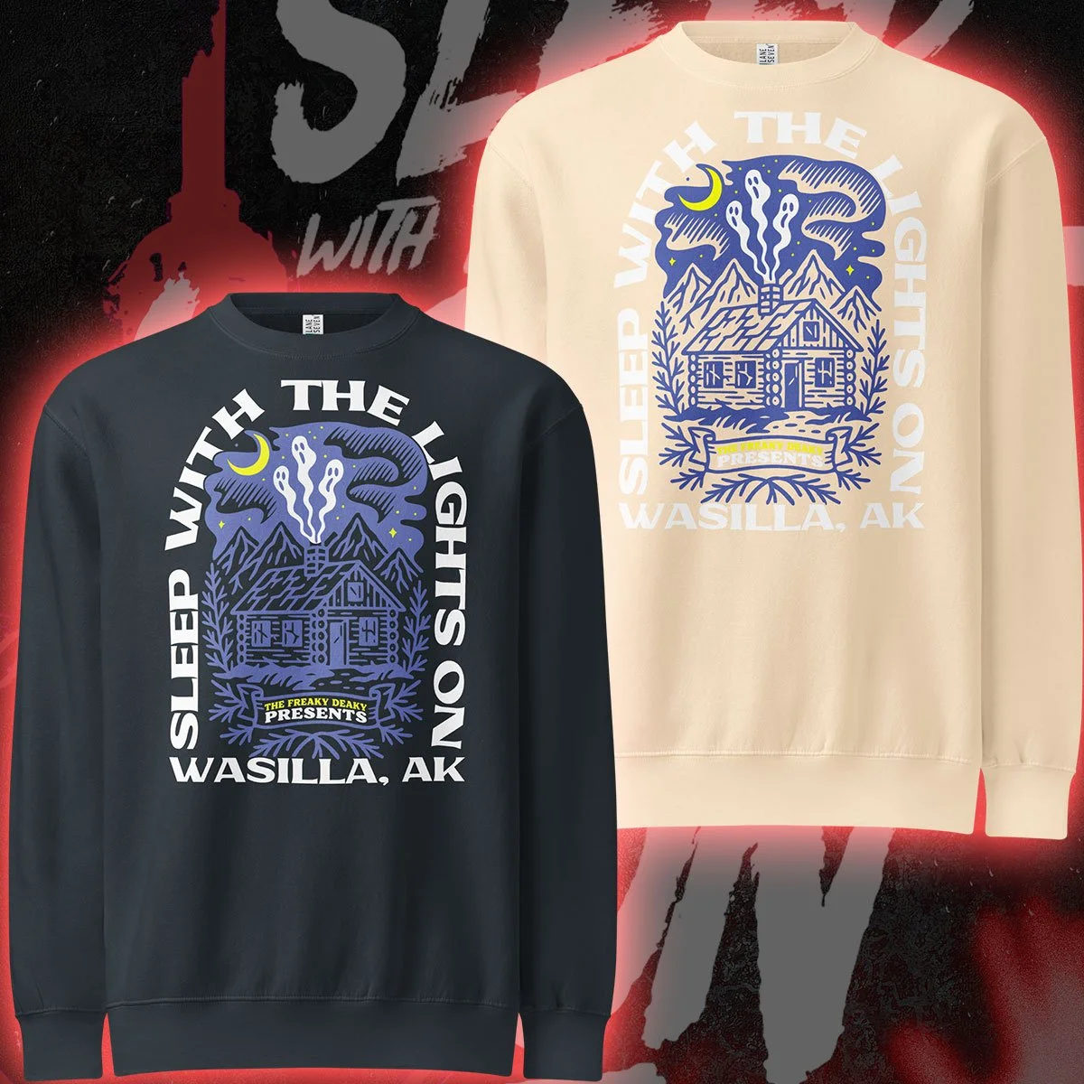 unisex ghost sweater