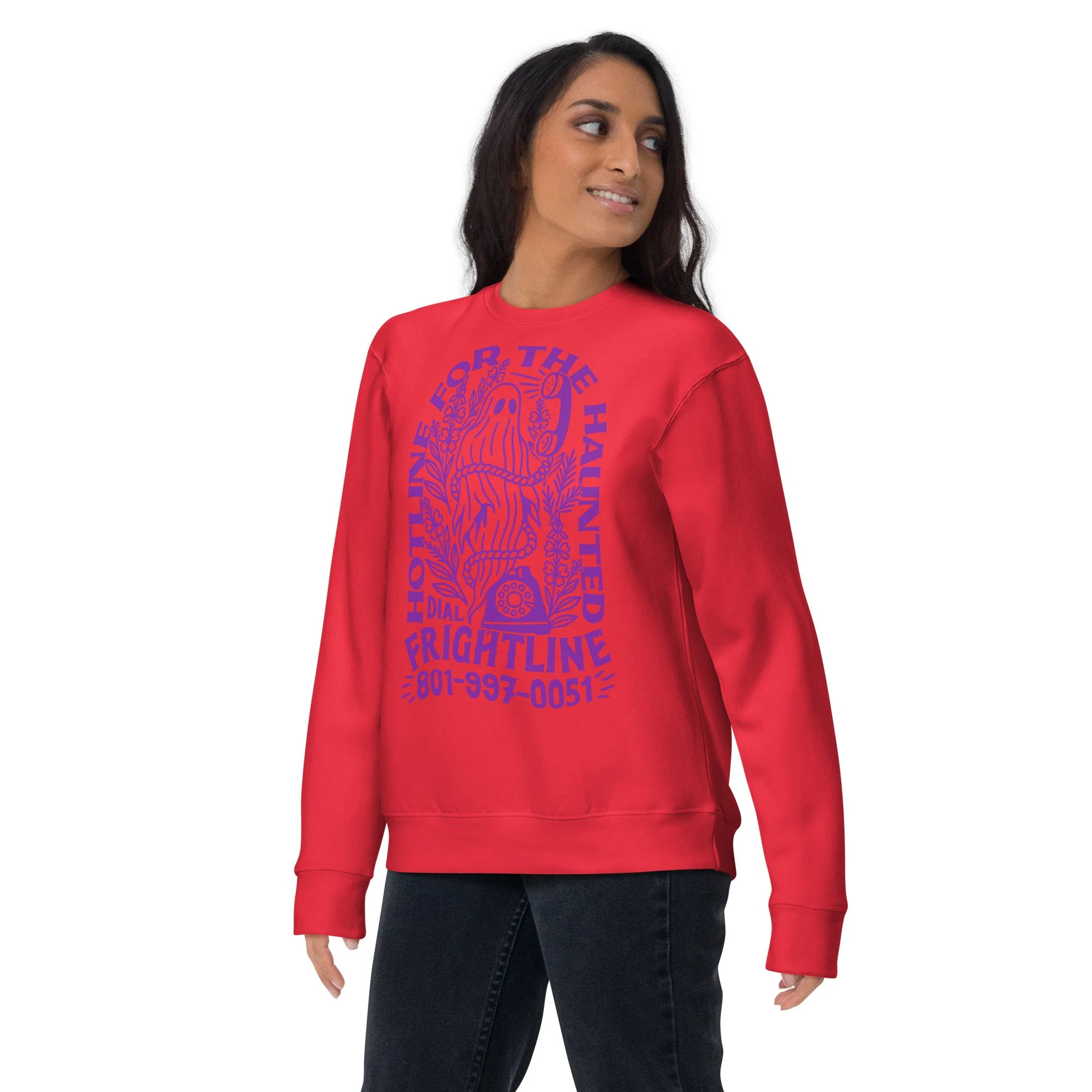 unisex cute ghost sweater for her