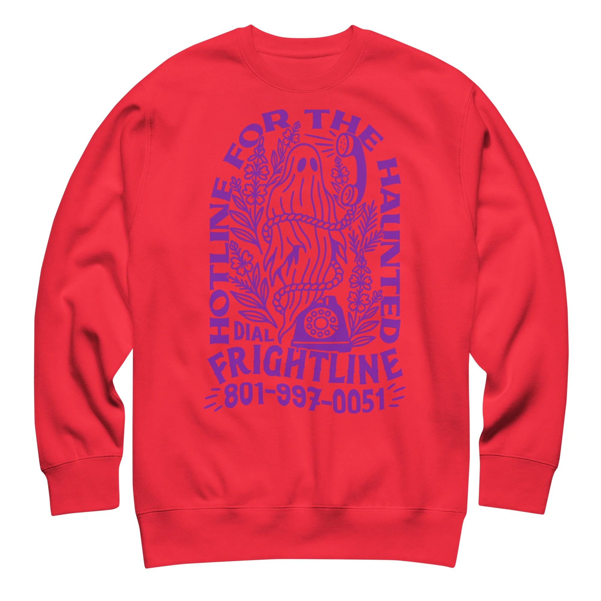 unisex cute ghost sweater
