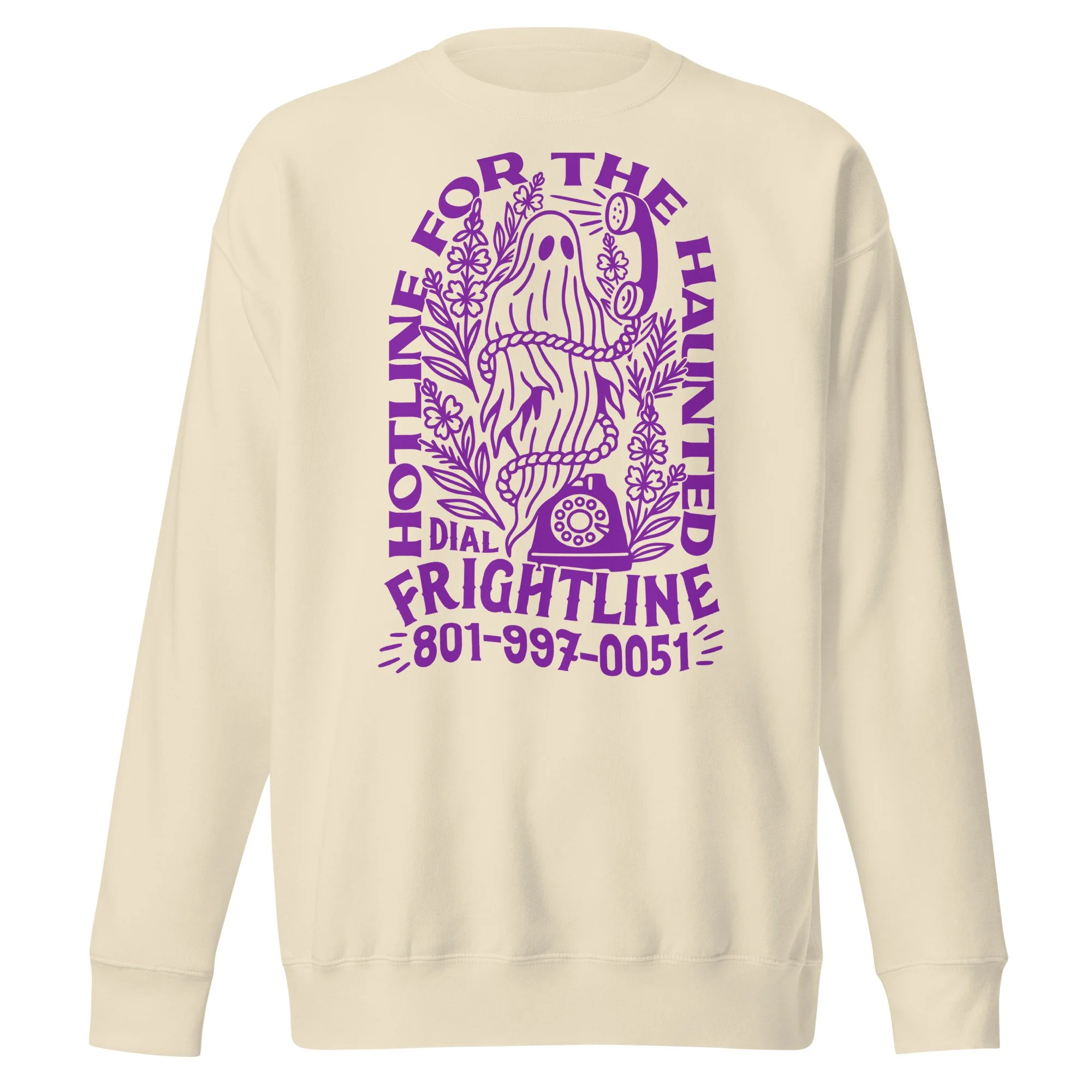 unisex cute ghost sweater