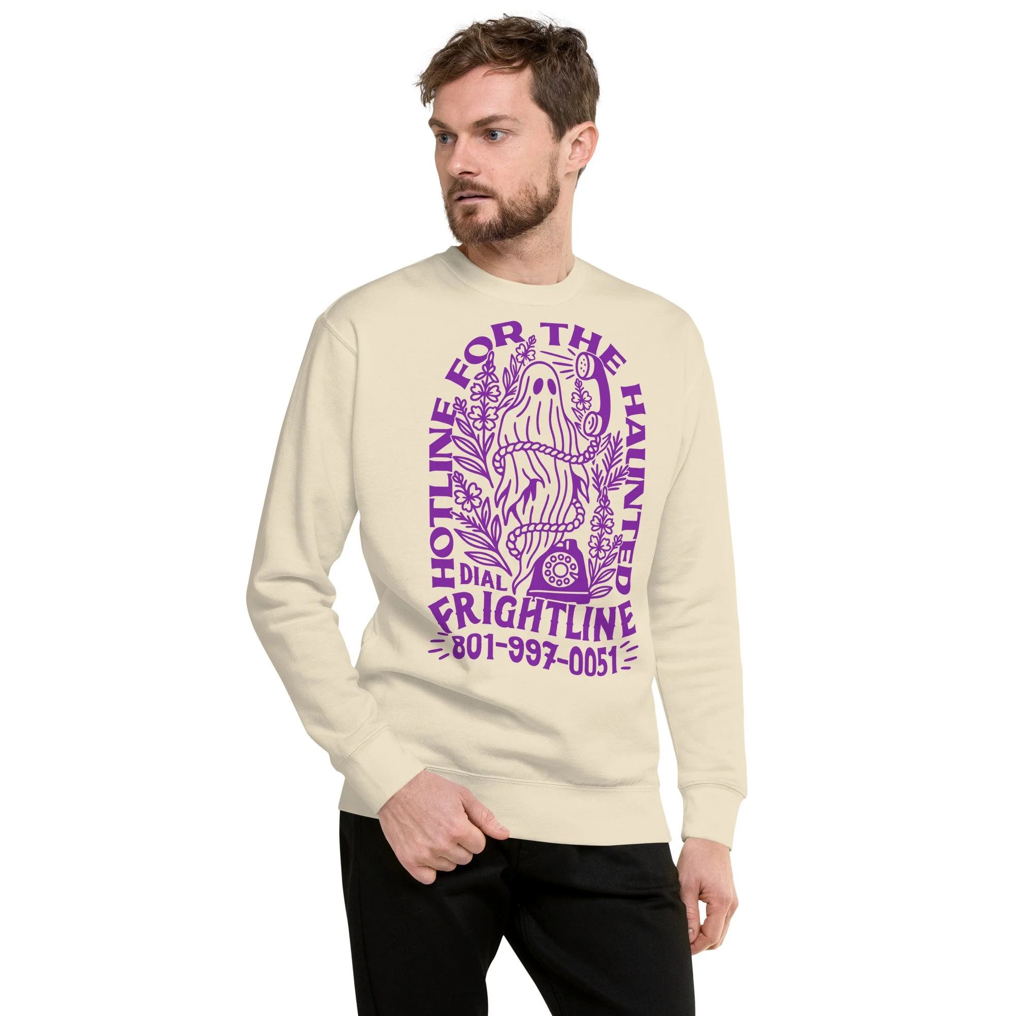 mens ghost sweater