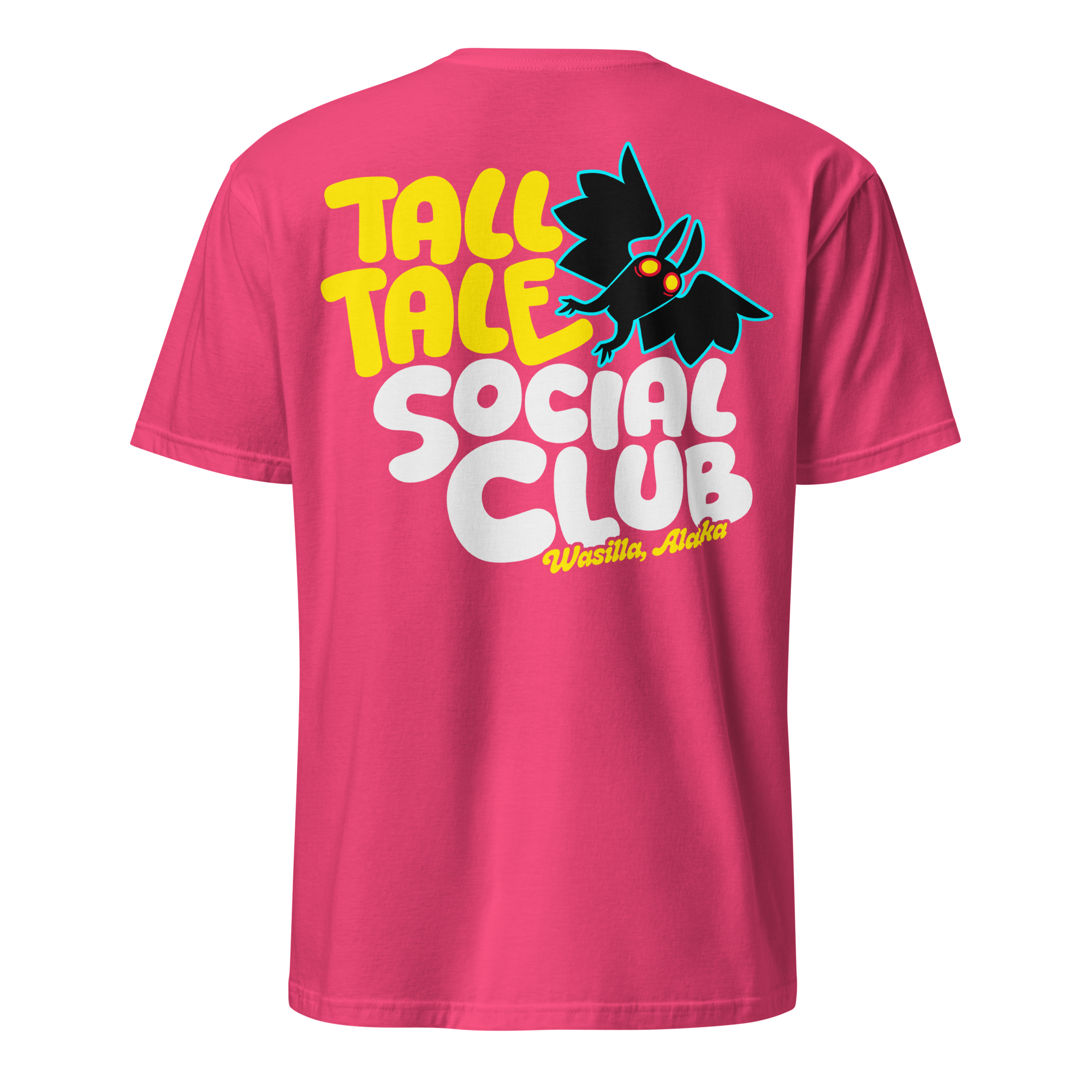 pink tall tale social club t-shirt