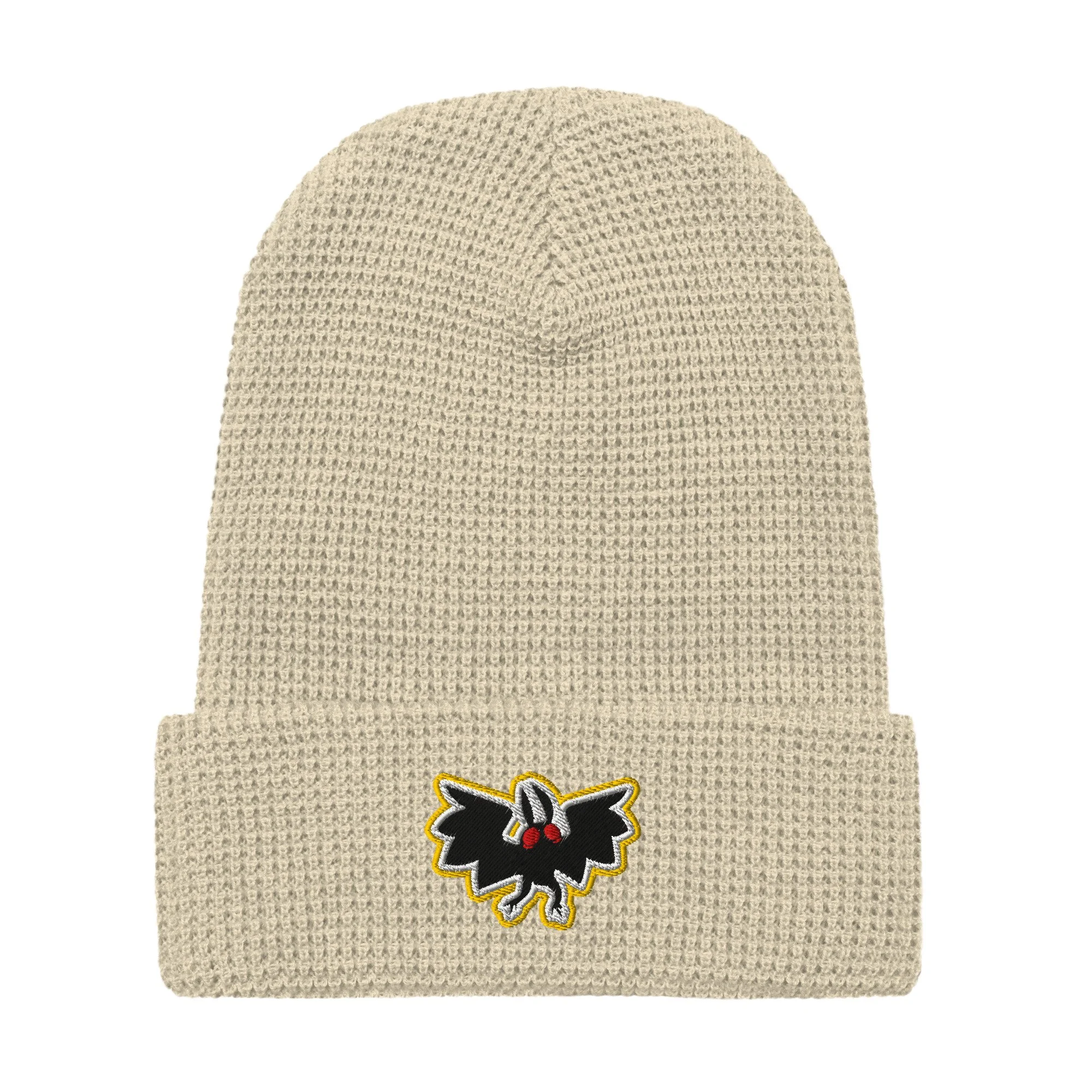 creamy birch mothy beanie
