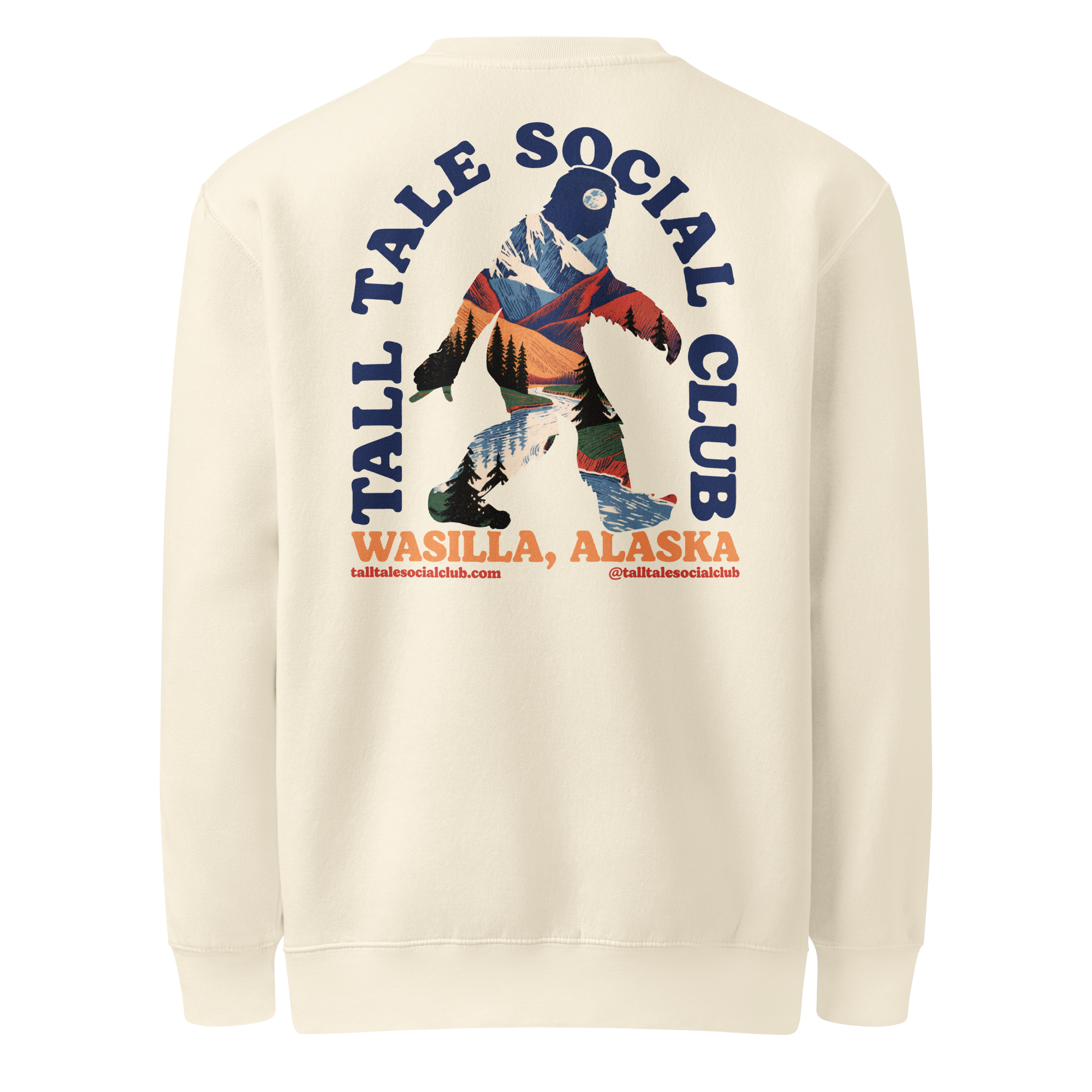 wasilla alaska bigfoot sweatshirt