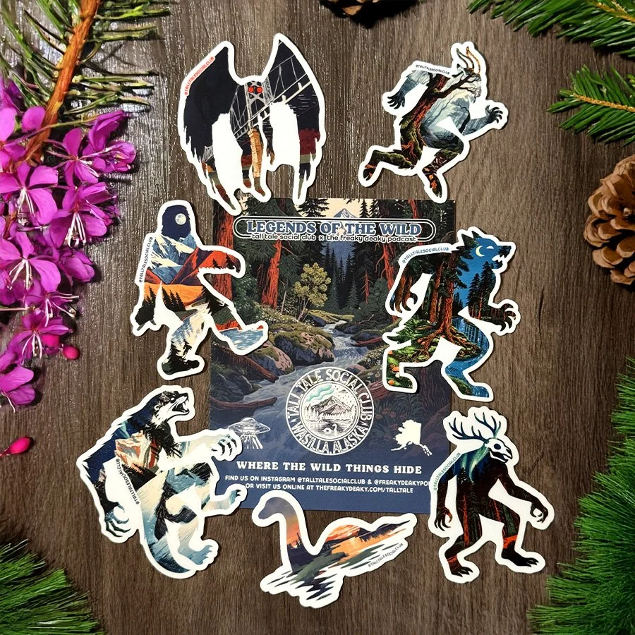 cryptid laptop stickers