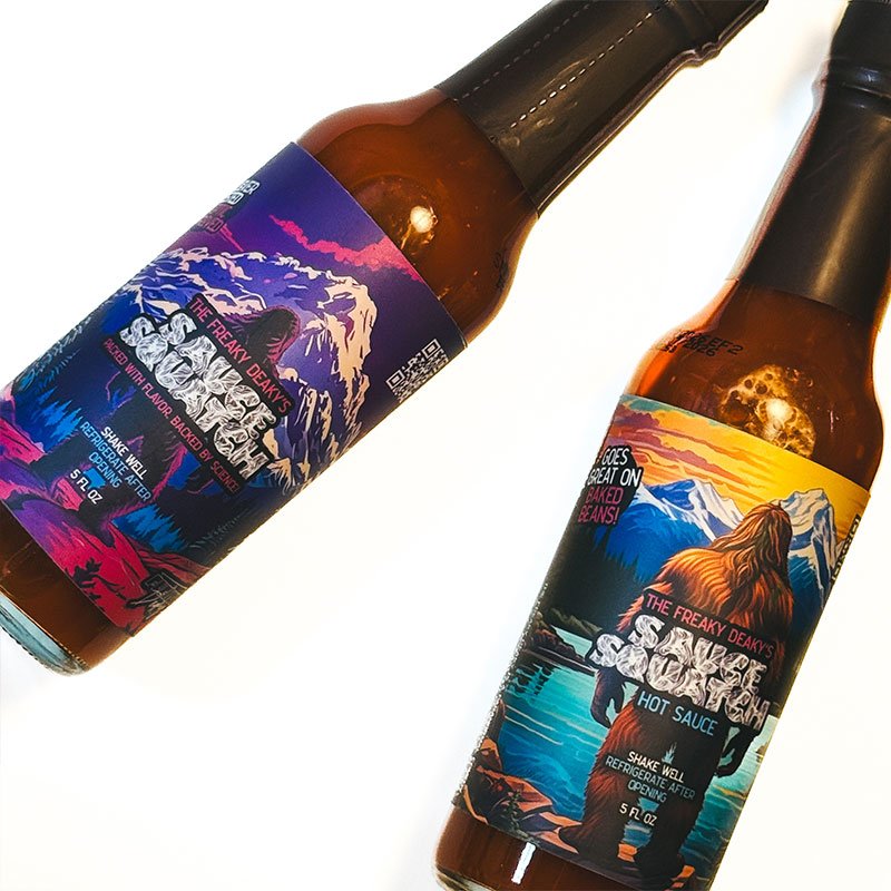 bigfoot themed hot sauce