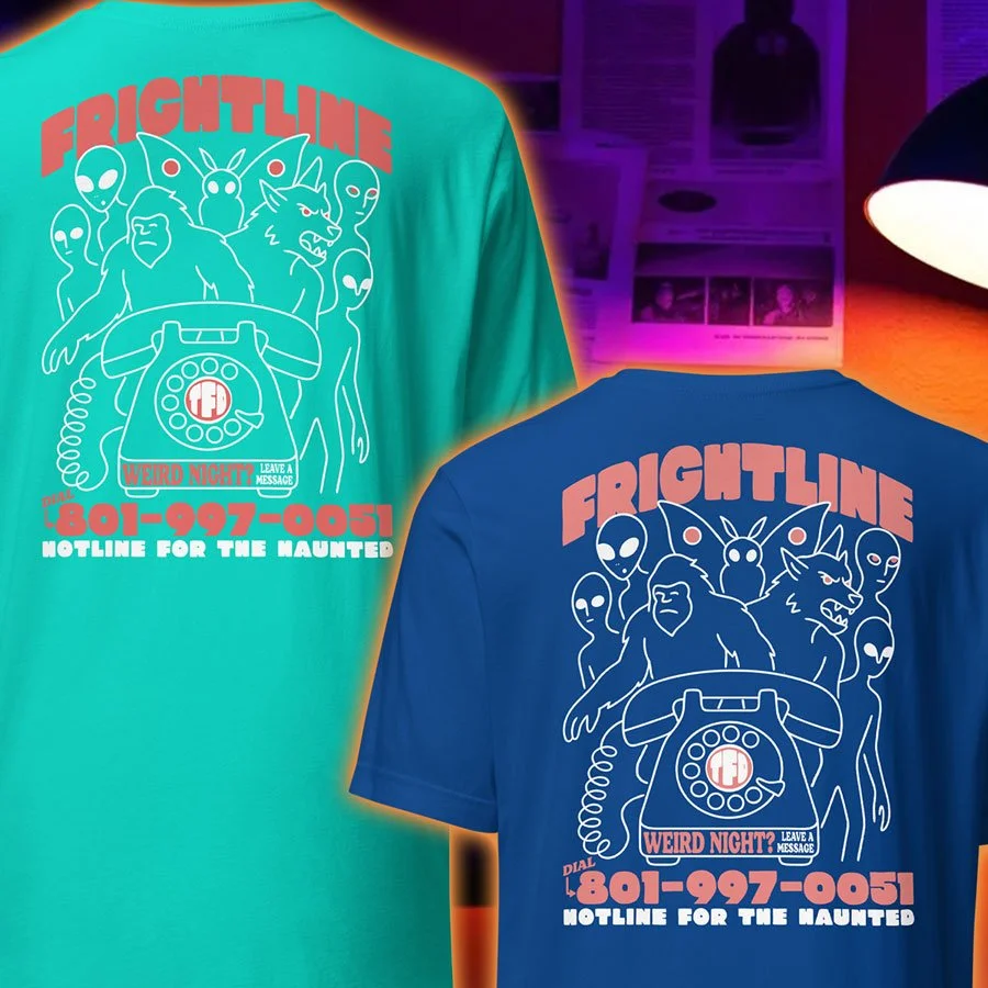 frightline ufo cryptid t shirt