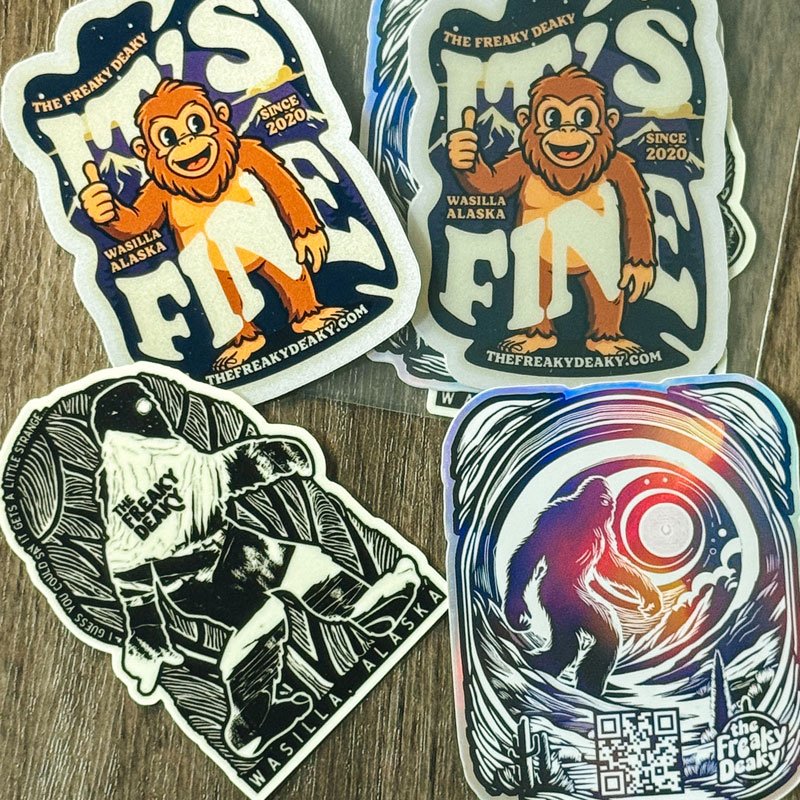 sasquatch sticker pack