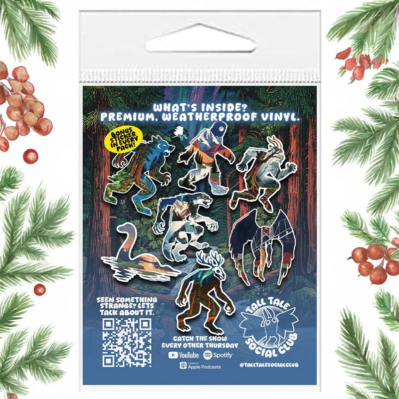 Legends Of The Wild (Cryptid Sticker Pack)