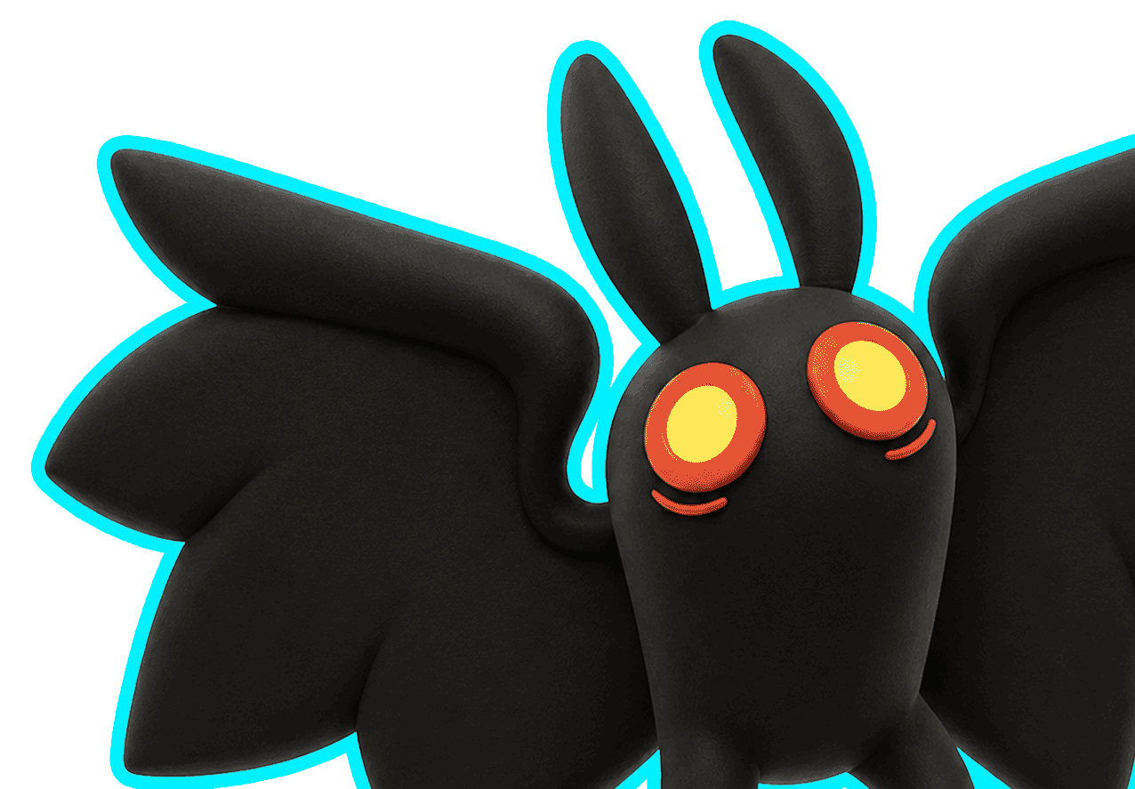 Timothman, aka Mothy, in claymation form