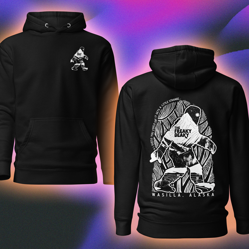 black bigfoot hoodie online