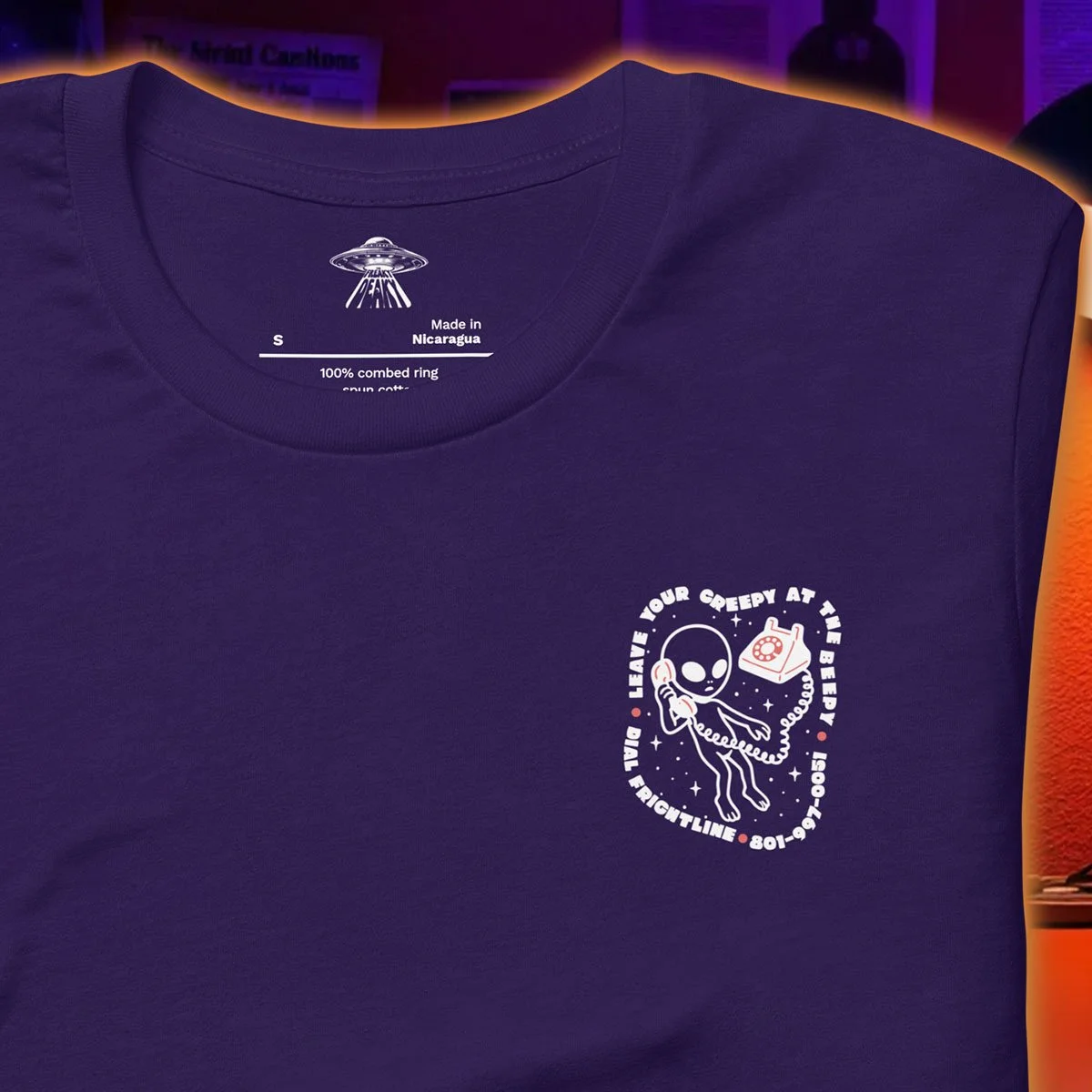 frightline ufo cryptid t shirt