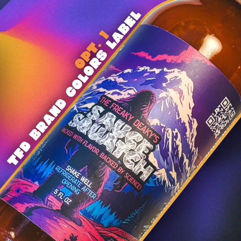 bigfoot themed hot sauce