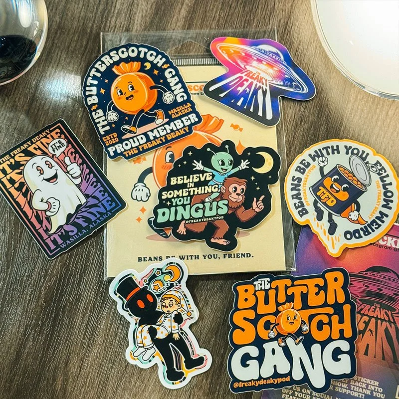 cute ghost sticker packs