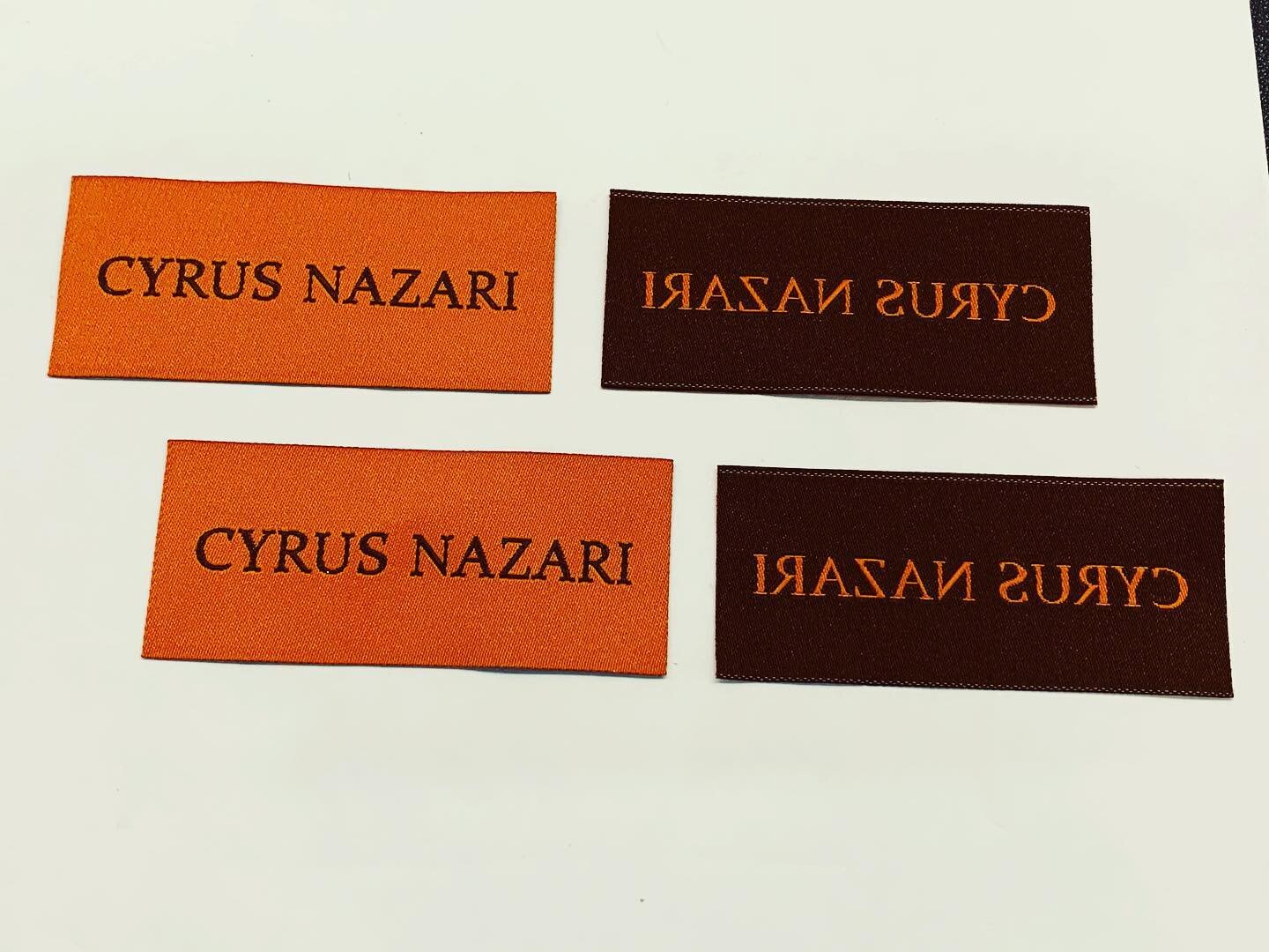 CYRUS NAZARI #wovenlabels