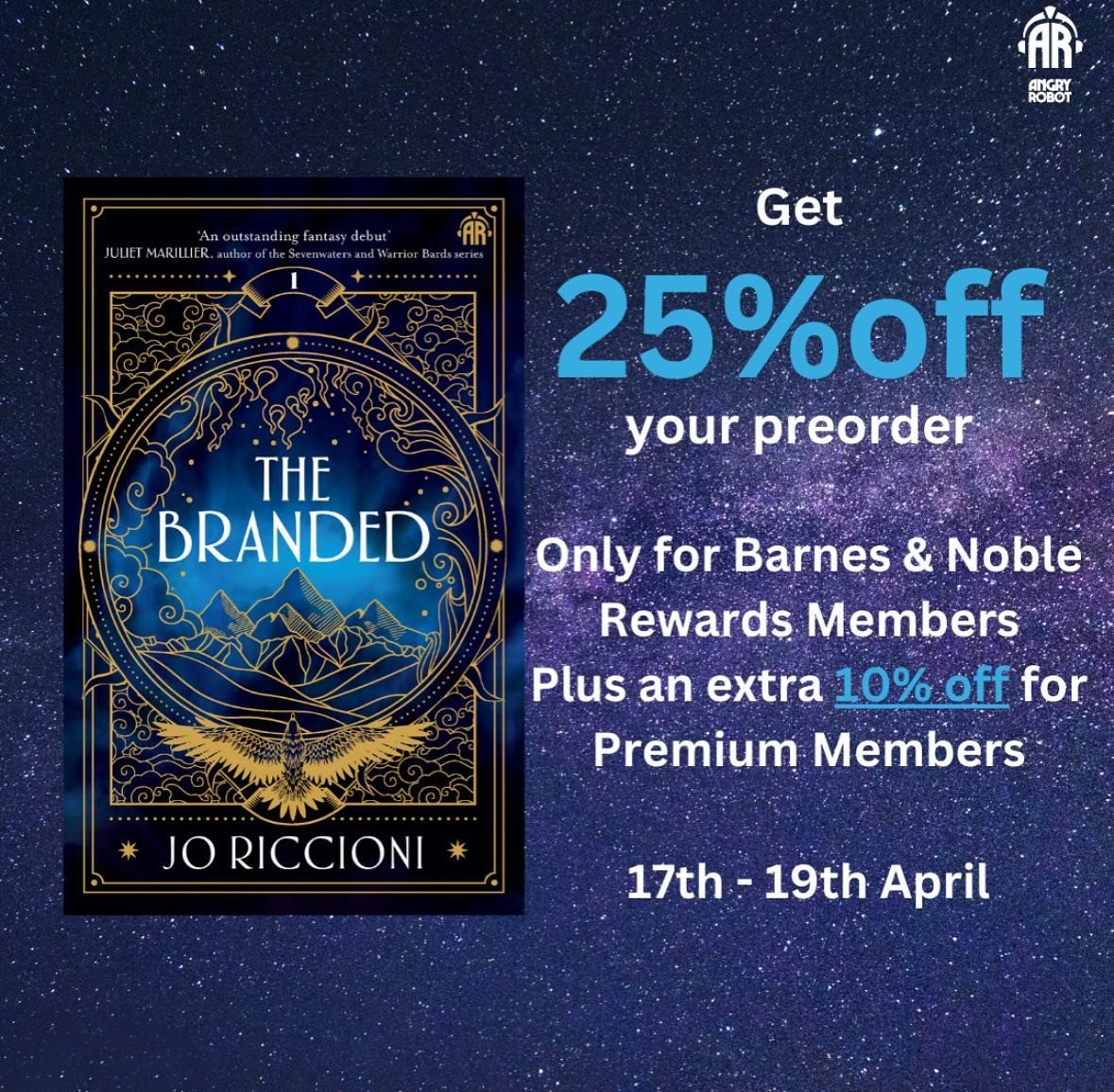 Elixion&rsquo;s cock (IYKYK 😉), just look at the @barnesandnoble pre-order savings on the US edition of The Branded! You&rsquo;re welcome.

A century after a virus has decimated the population, Isfalk is divided into two classes: the Branded, who ar