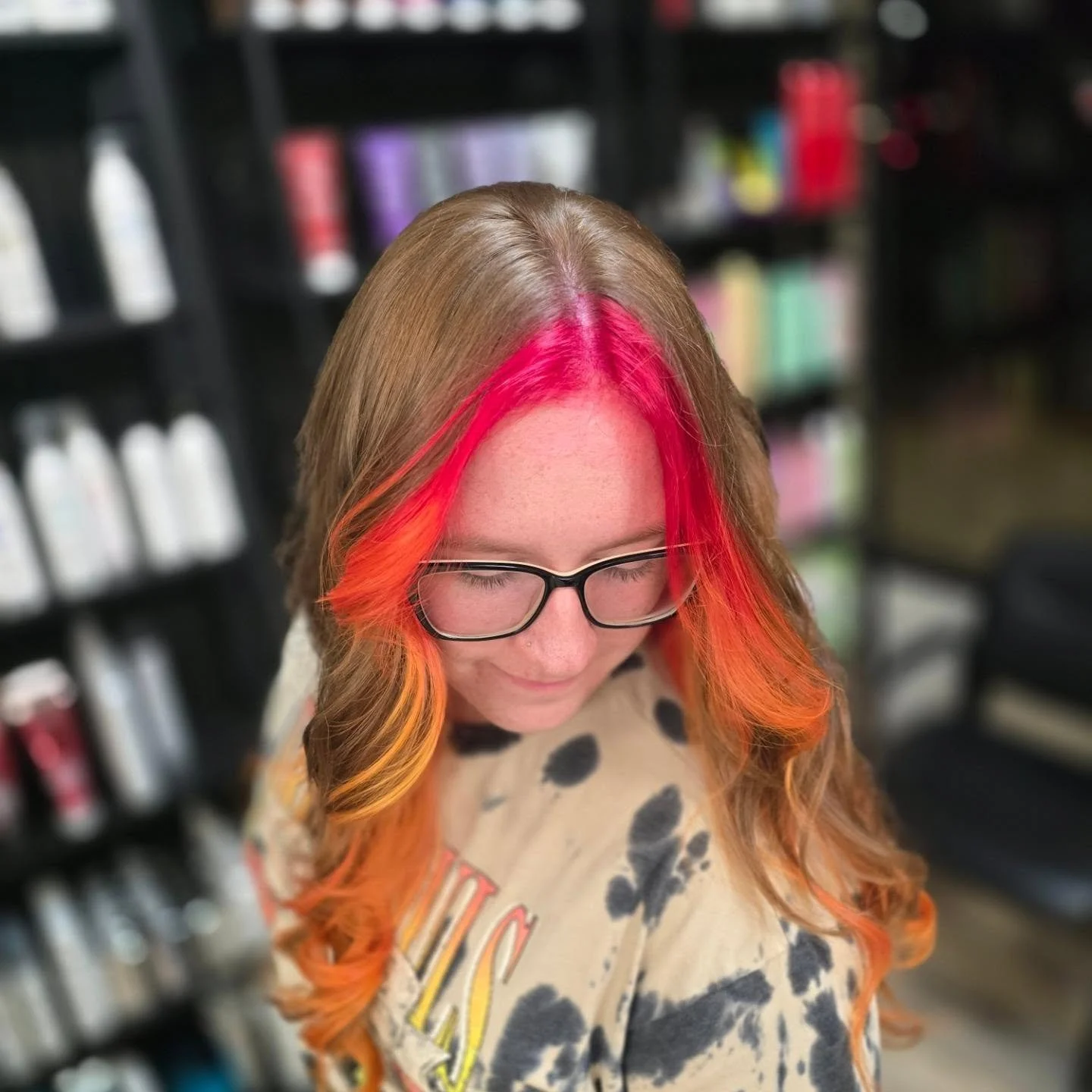 Who says you have to play it safe with your hair? 🔥❤️

A little fiery red, a pop of orange, and a whole lot of personality!

Sometimes all you need is a little color to make your hair feel completely YOU! ✨

Ready for something fun? Let's create you