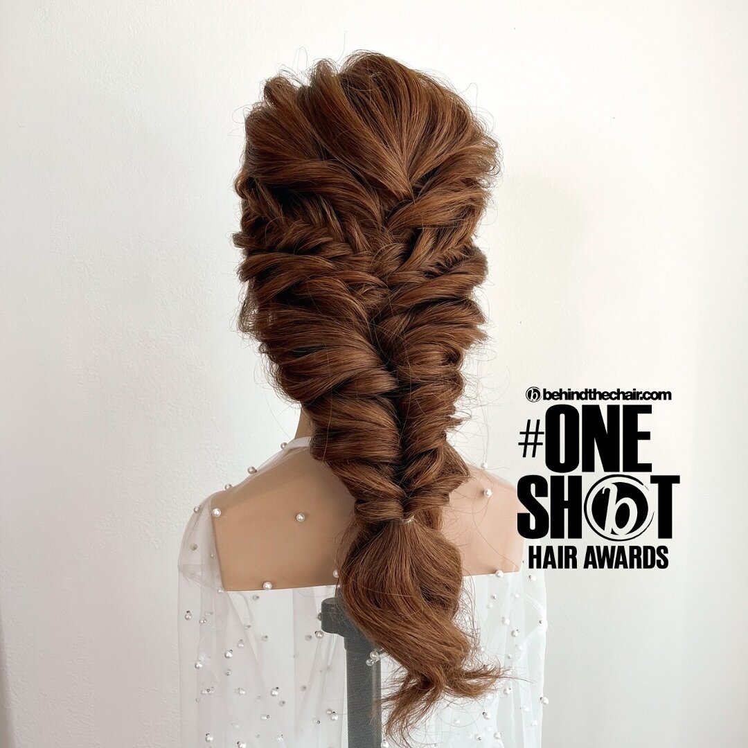 First style to be entered into @oneshothairawards @behindthechair_com 

✨BOHO BRAID ✨

//

#btconeshot2024_specialeventstyling #btcfirstfeature #behindthechair #behindthechairstylist #bohobraid #weddinghair #updo #braid #weddinghairstyles