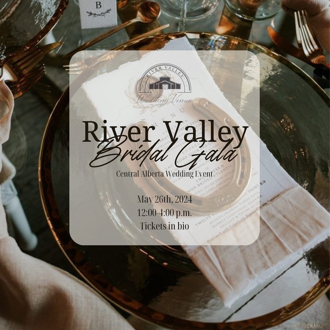 It&rsquo;s spring time and you know what that means&hellip; 

River Valley Spring Bridal Gala, I&rsquo;m so thrilled to be apart of this event again. 

THE DETAILS: 
May 26th, 2024. The gala will be from 12-4 p.m. This is a free event however this ye