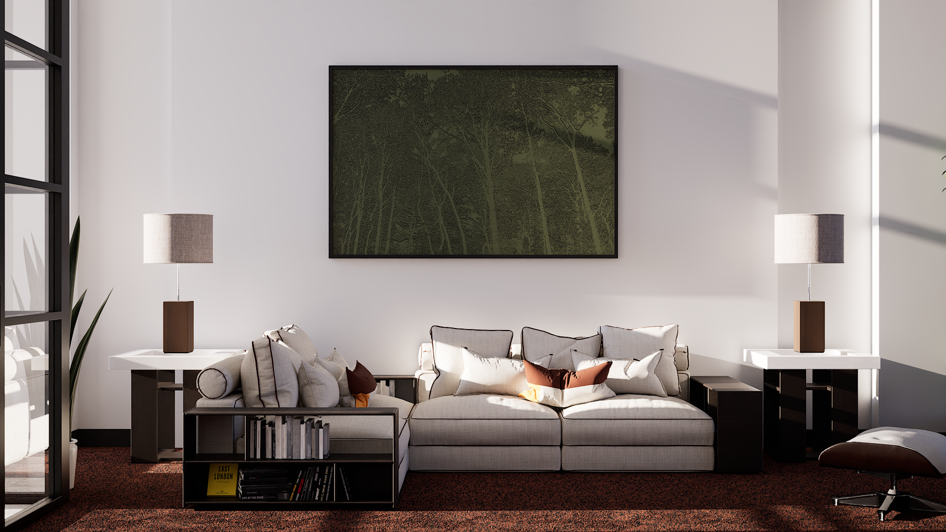 Sunlight Embossed-OLIVE Framed 2.png