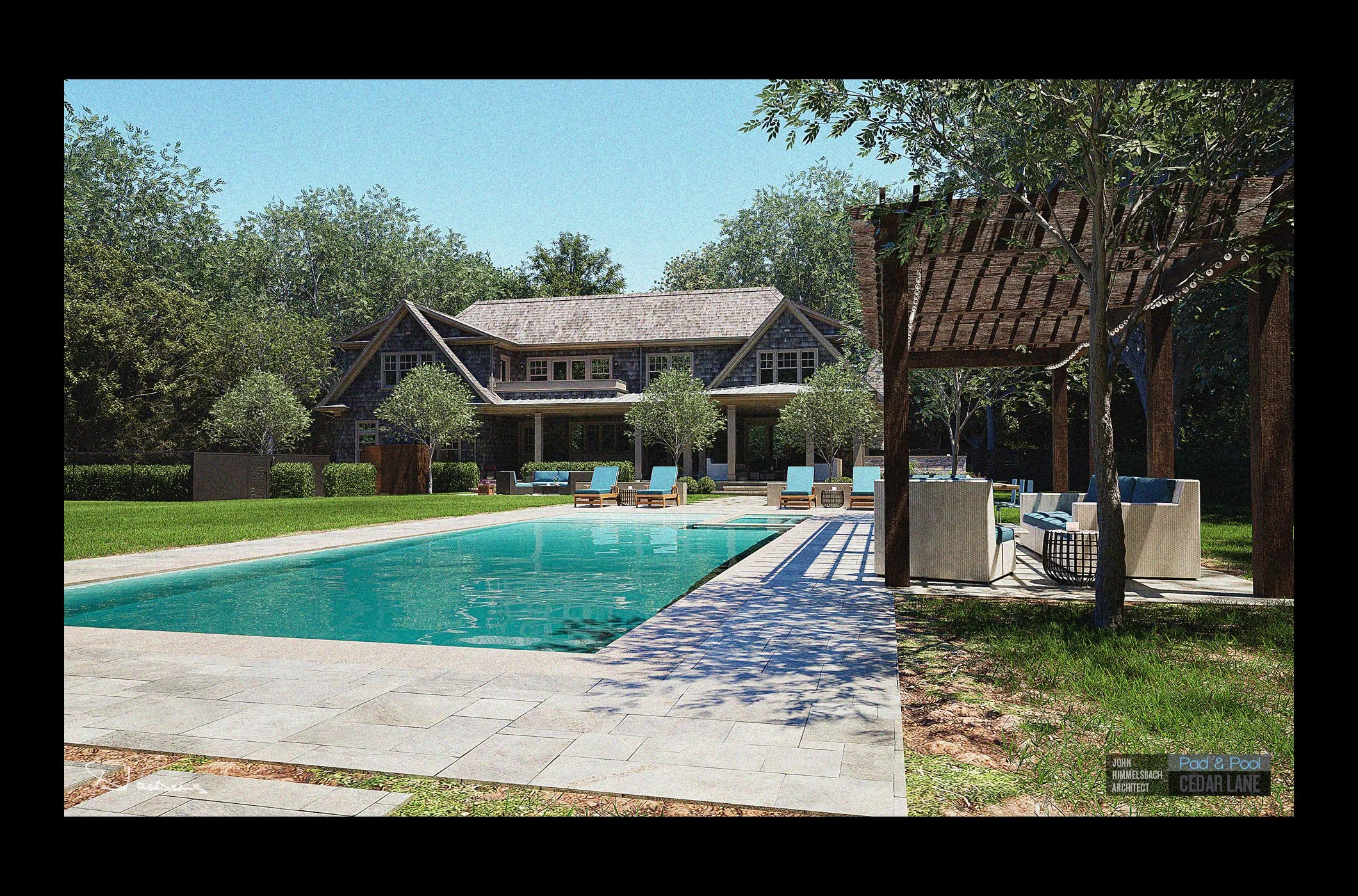 Pad, Pool, & Pergola: Cedar Lane