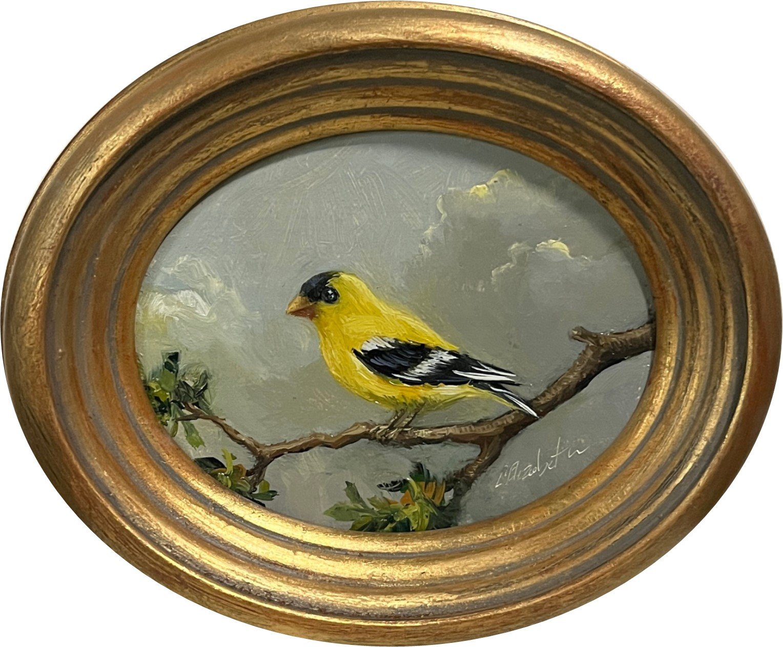 Gold Finch N.5, Oil Painting