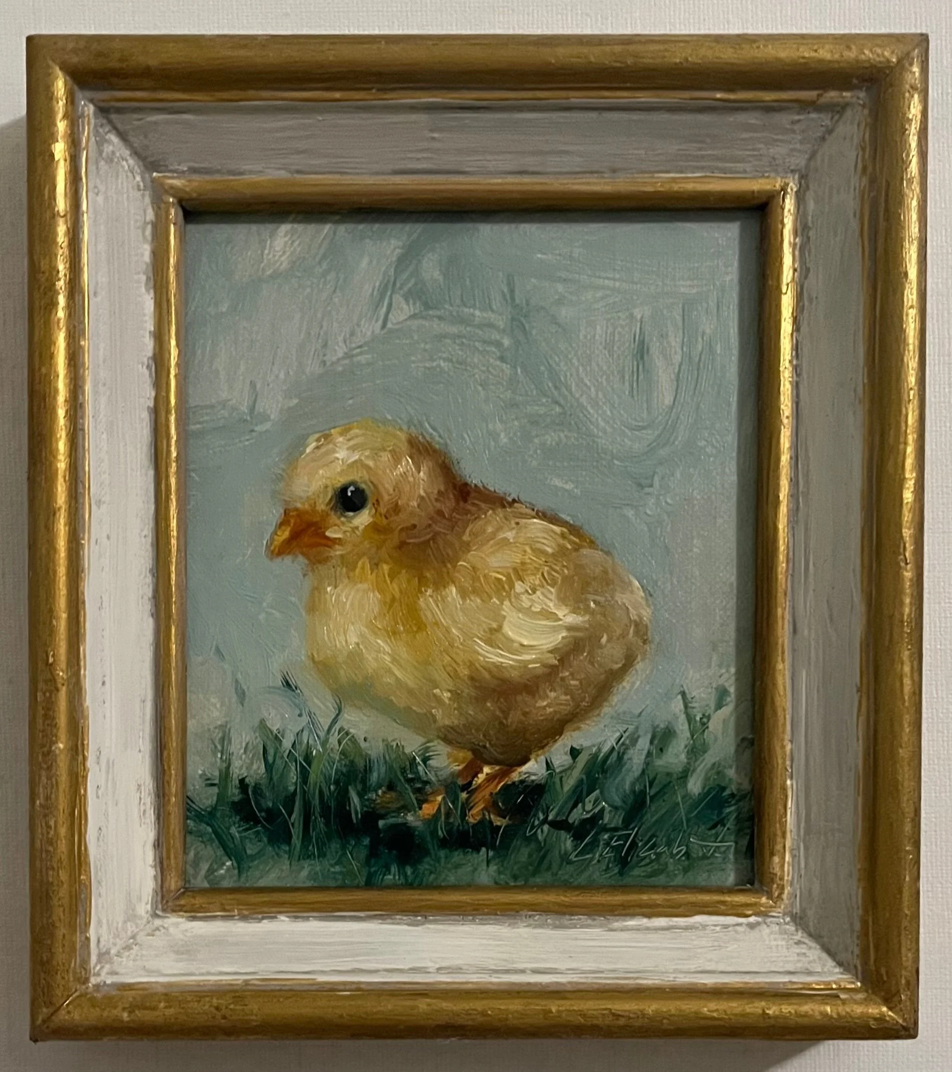 Chick No.2, Oil Painting