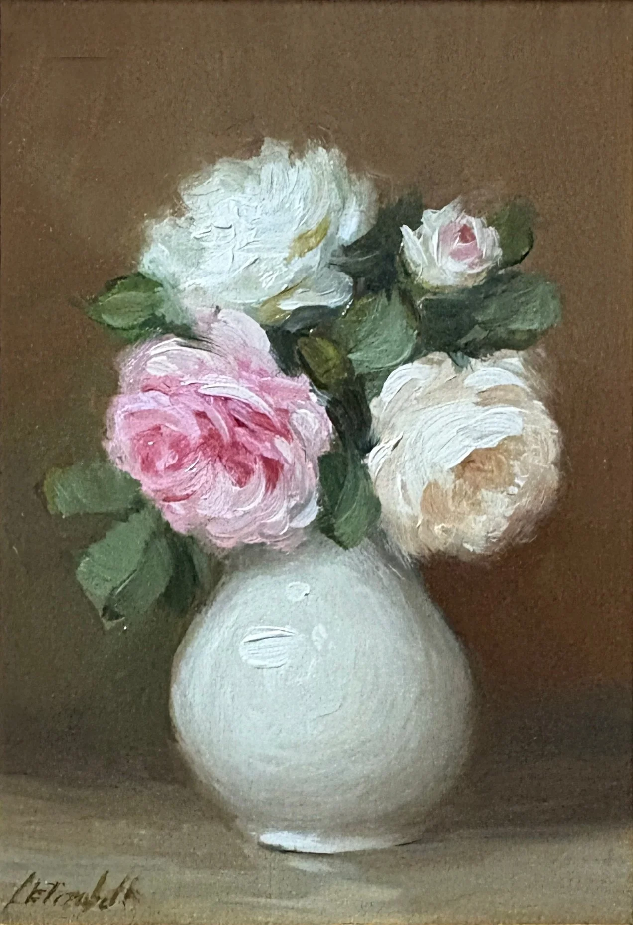Garden Roses in Porcelain, Fine Art Print 8"x10"