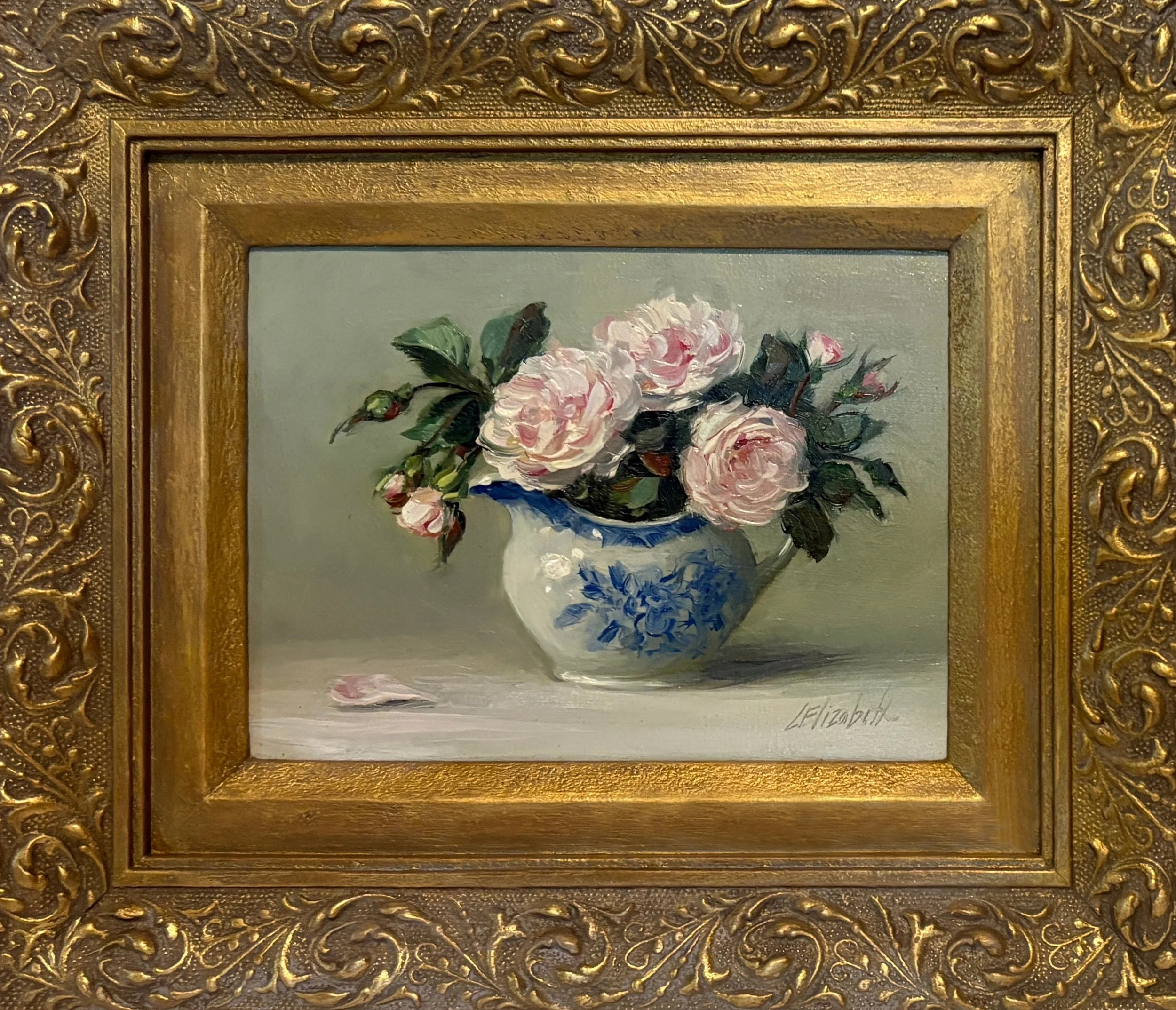 Generous Gardener Roses in Blue and White 6x8.jpg