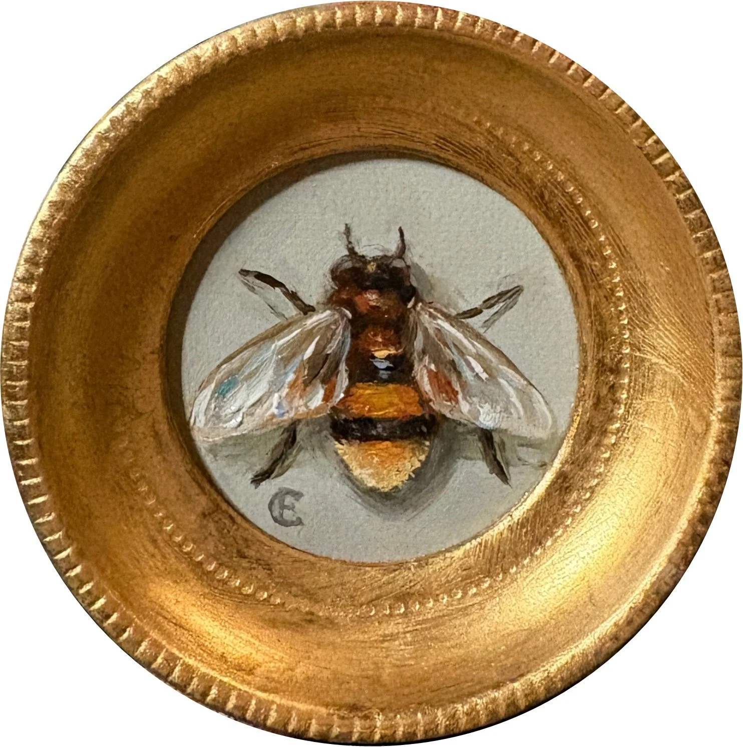 Bee Portrait N.5, Oil Painting