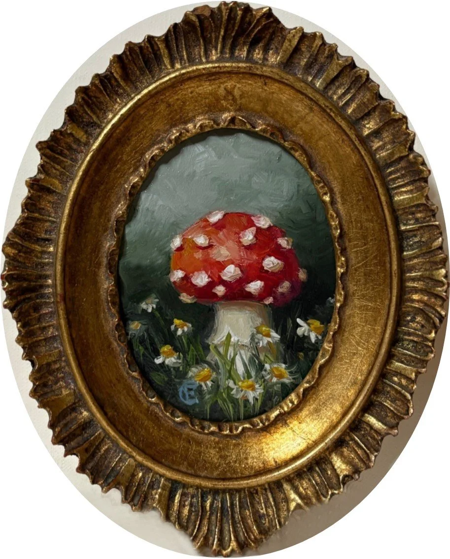 Amanita Muscaria N. 33, Oil Painting