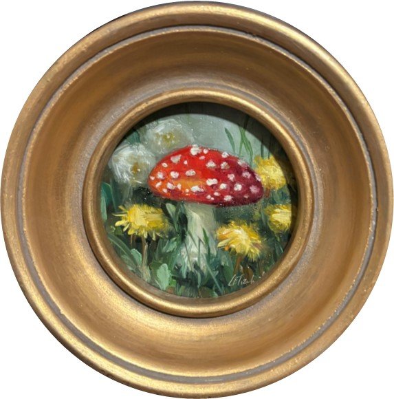 Amanita Muscaria and Dandelions .jpg