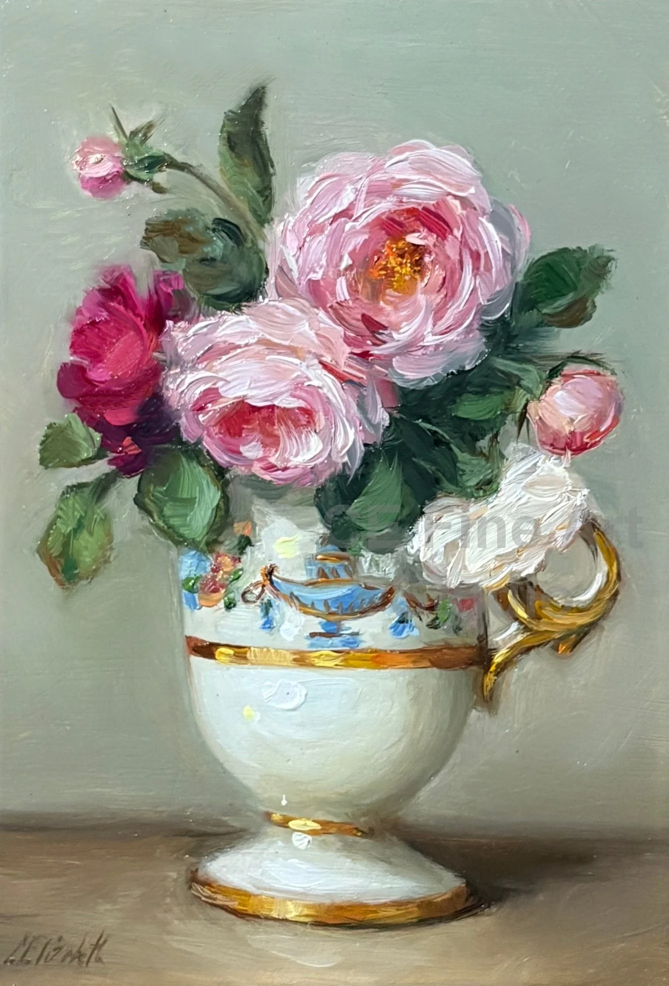 Roses with Madame du Barry PRINT.jpg