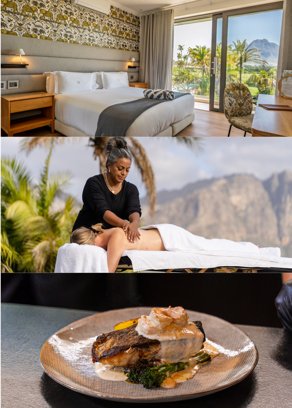 Spring escape at Ludus Magnus, featuring luxury villa accommodation surrounded by the Franschhoek Winelands