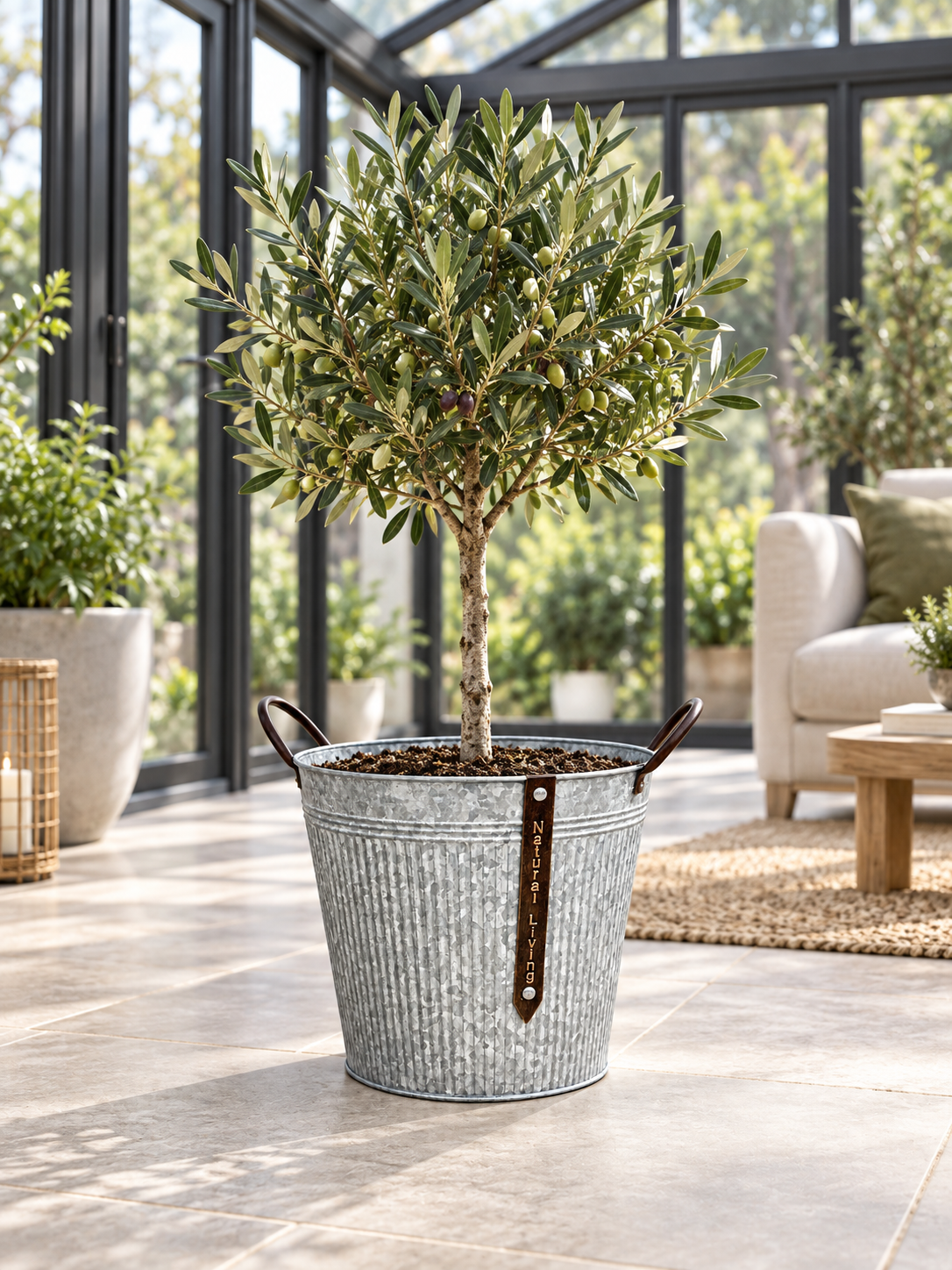 Olive Tree in a Sunlit Conservatory.png