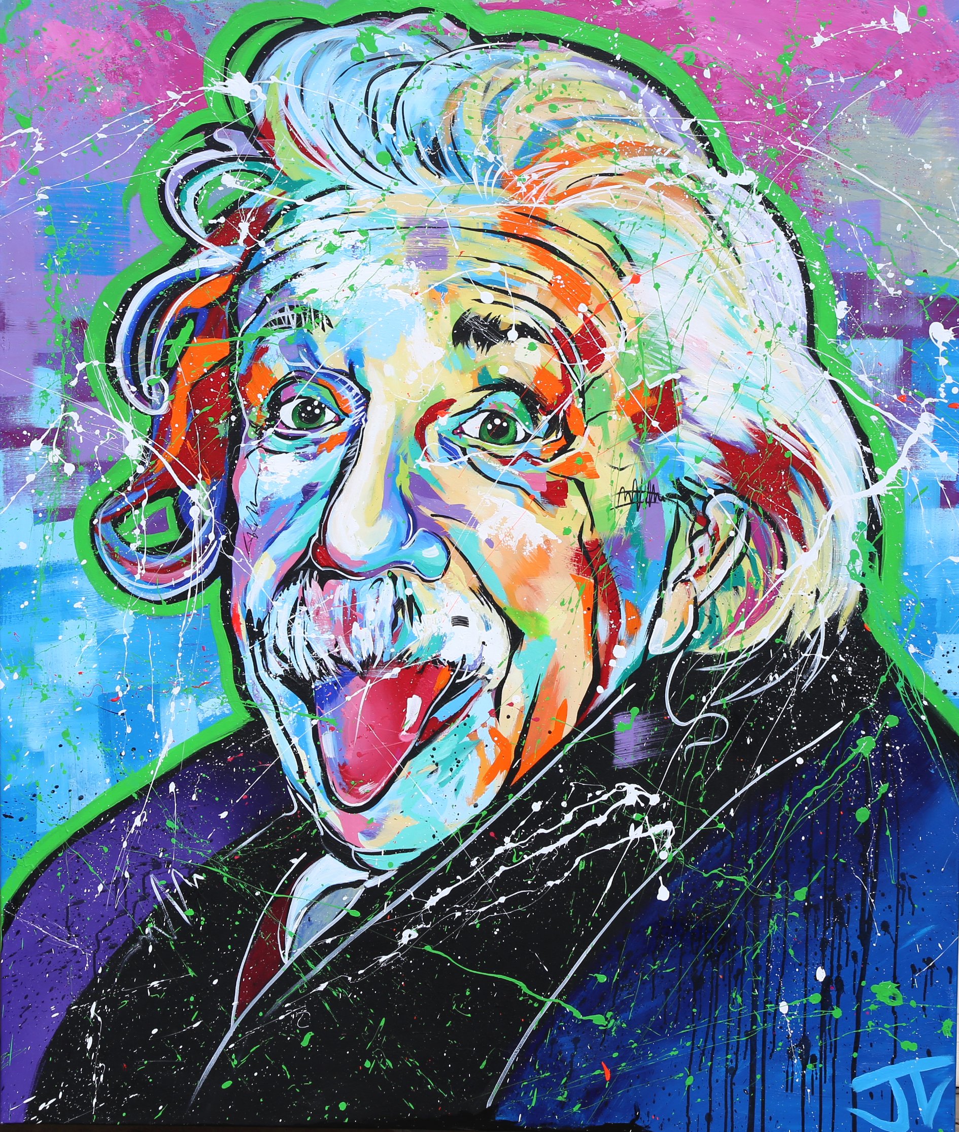 Einstein Head Cut Out