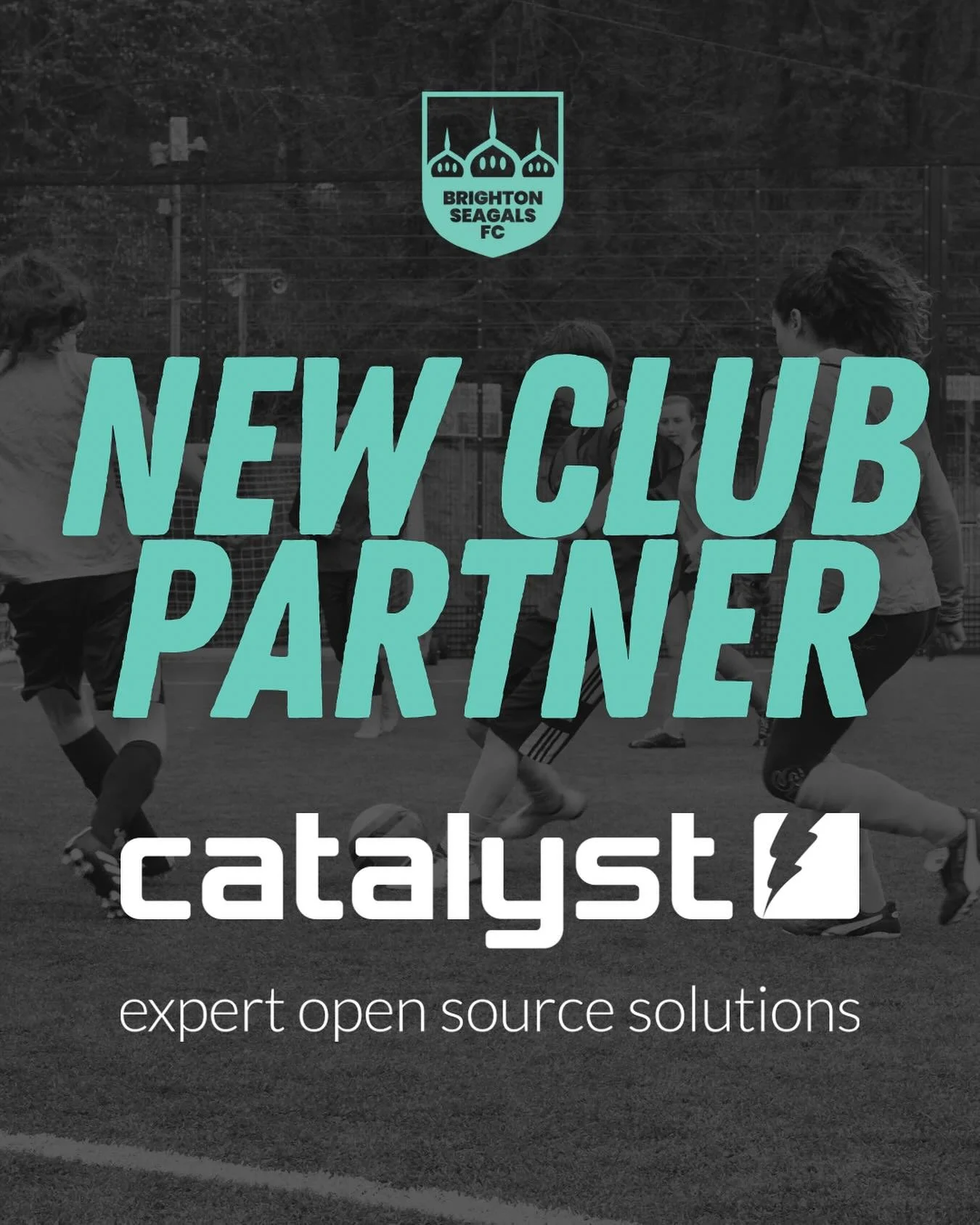 BSFC 🤝 CATALYST

We are delighted to welcome our latest club partner CATALYST, who join as our league team matchday sponsor through the end of the 26/27 season.

&ldquo;We&rsquo;re really excited to be sponsoring Brighton Seagals this season. It&rsq