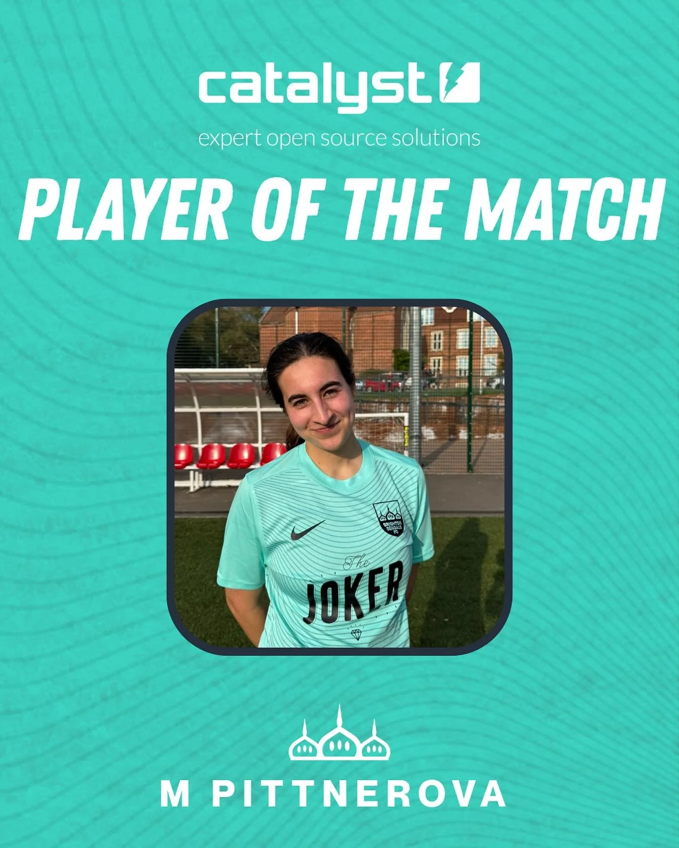 12/10/25 PLAYER OF THE MATCH 
🤩 M Pittnerova
🤝 Sponsored by Catalyst