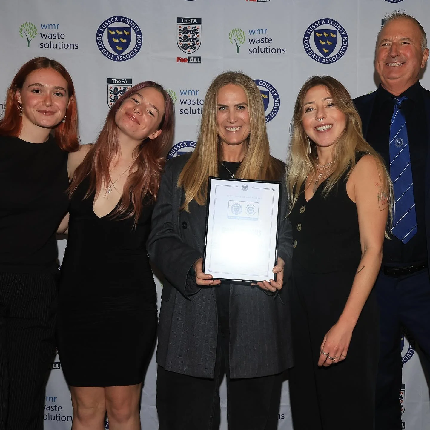 Seapals volunteers and players attended the @sussexcfa Grassroots Awards last week, collecting our Equality Charter Level 3 Award ✨

🔥 Gorg awards night fits 
🟰 Celebrating our commitment to ED&amp;I
🏟️ Cheeky night out at the Amex 

📸1️⃣ @nonlea