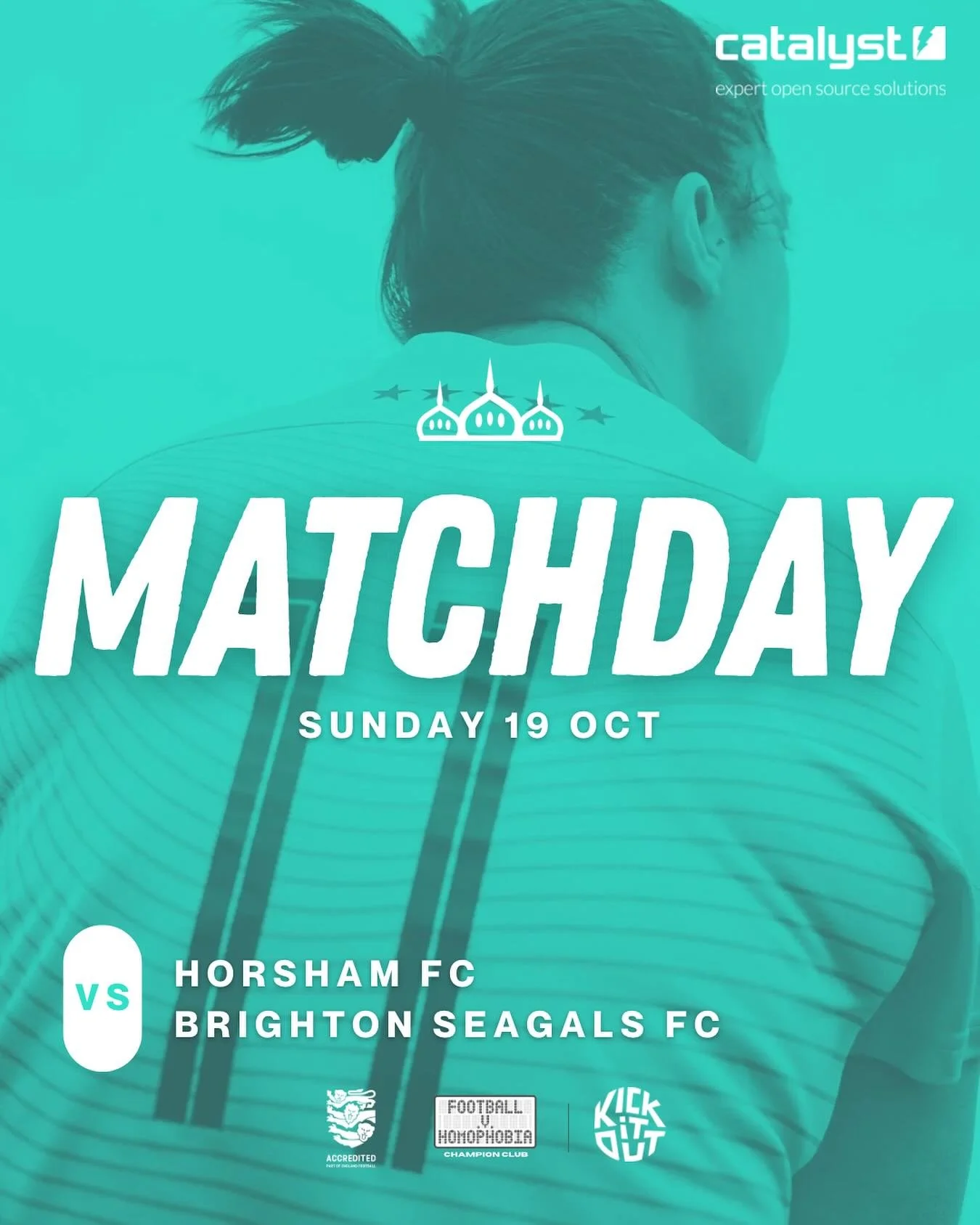 19/10/25 COUNTY CUP MATCHDAY

🆚 Horsham FC
🏟 Away - Fusion Aviation Stadium, Horsham
⏰ KO 2pm
🏆 Sussex Women&rsquo;s Challenge Cup

Thanks to our team sponsors:
⚽️🤝 Catalyst
👕🤝 @the.joker.brighton