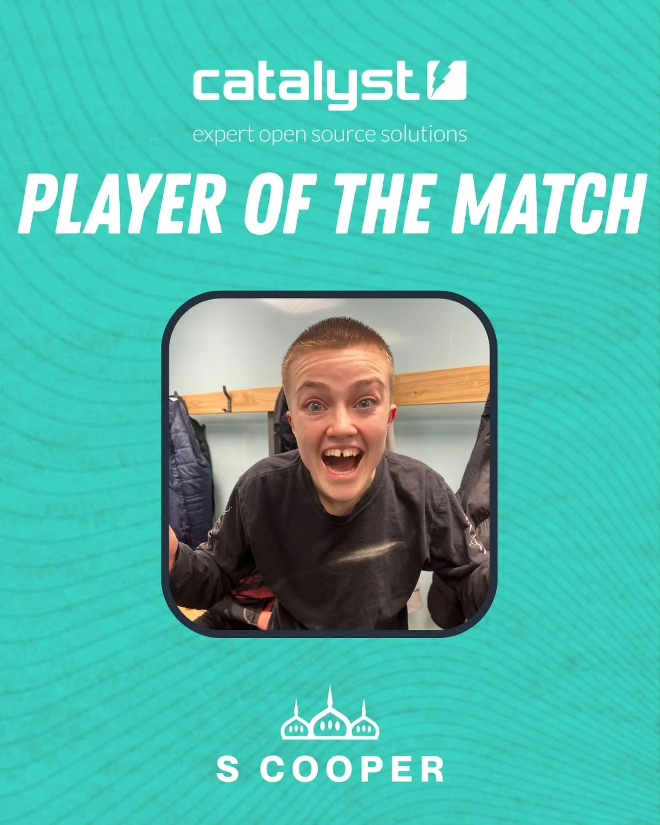 11/01/26 PLAYER OF THE MATCH 
🤩 S Cooper
🤝 Sponsored by Catalyst